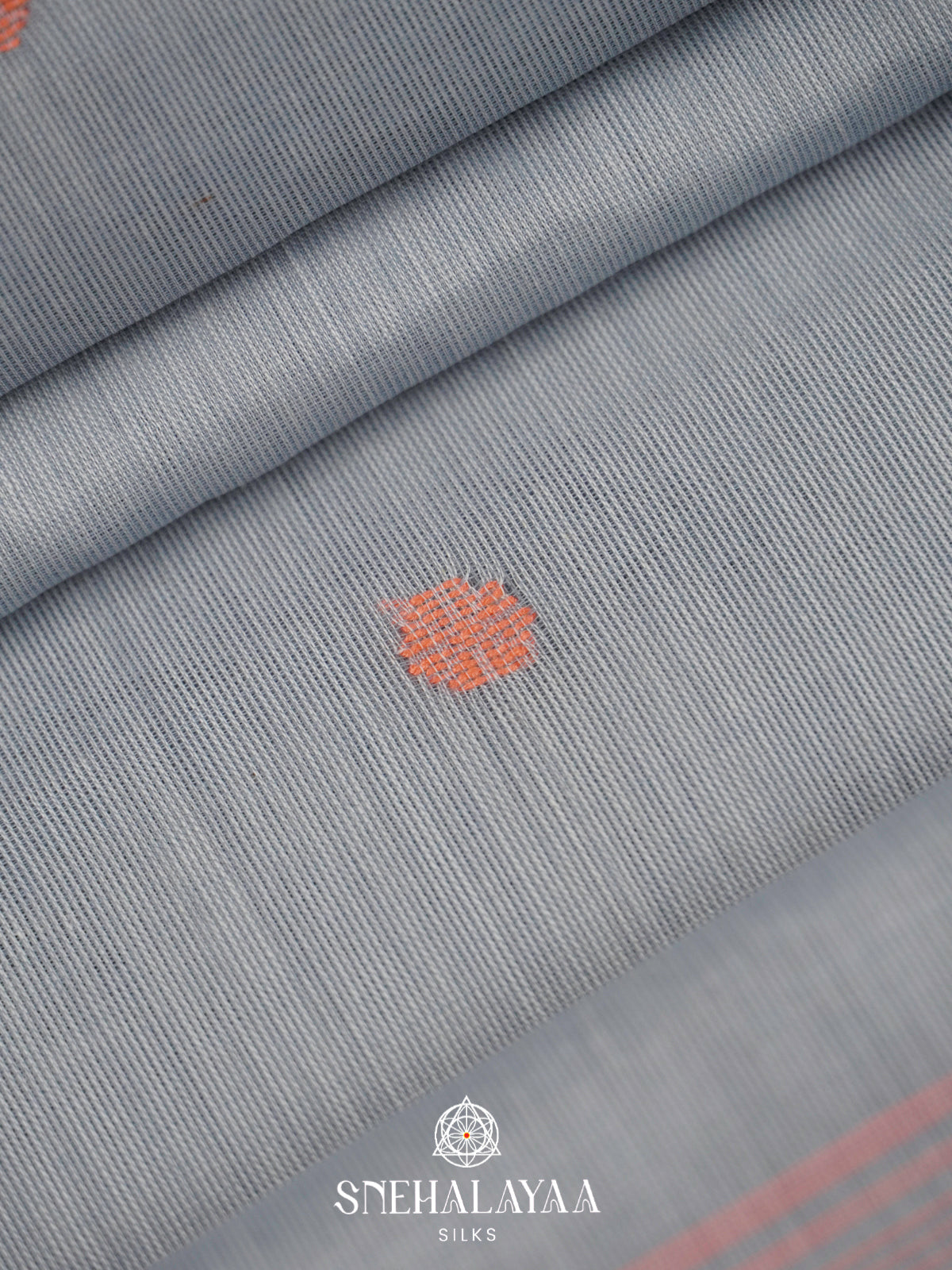 Grey Bengal Cotton Saree