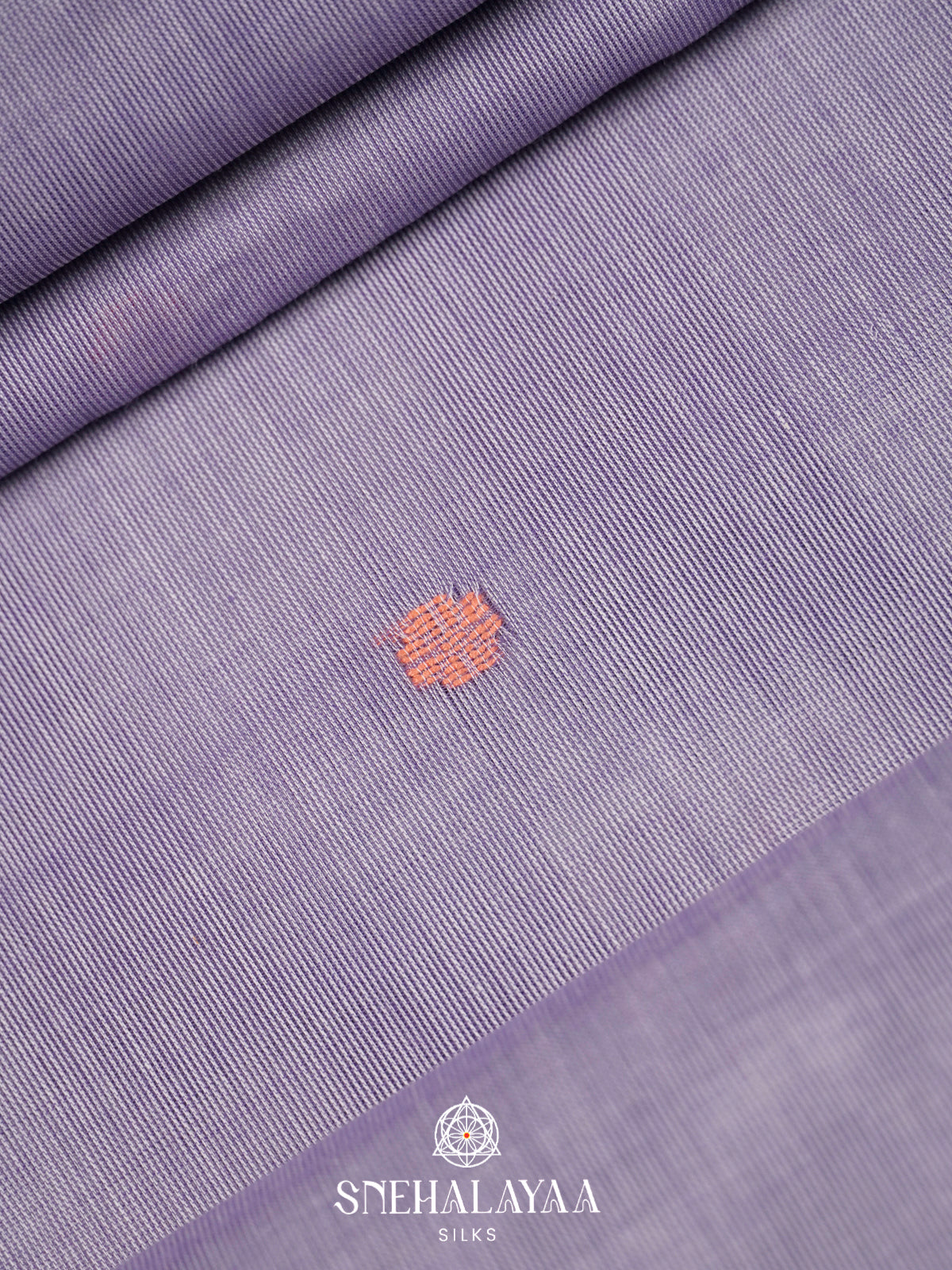 Lavender Bengal Cotton Saree