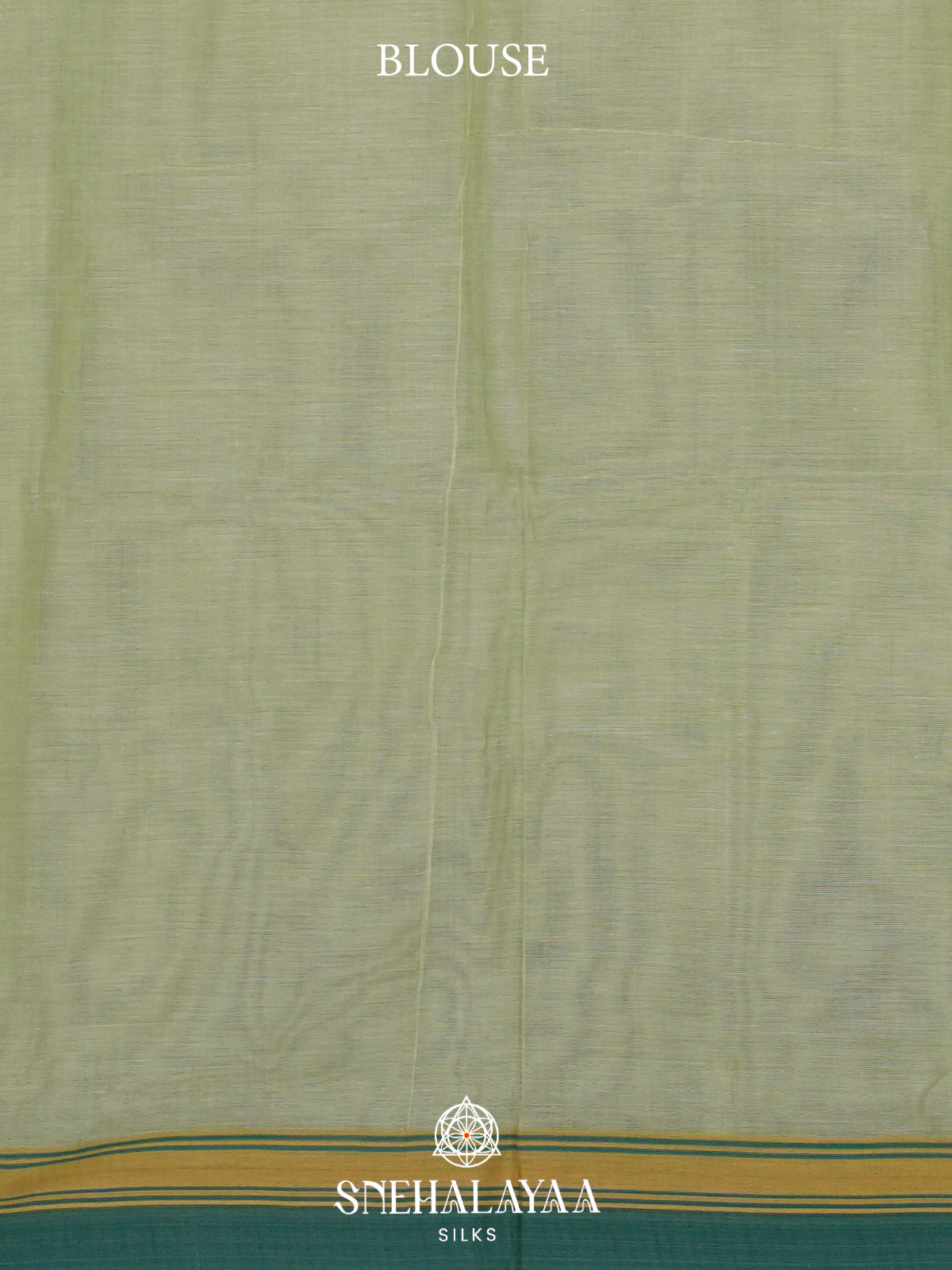 Pale Olive Bengal Cotton Saree