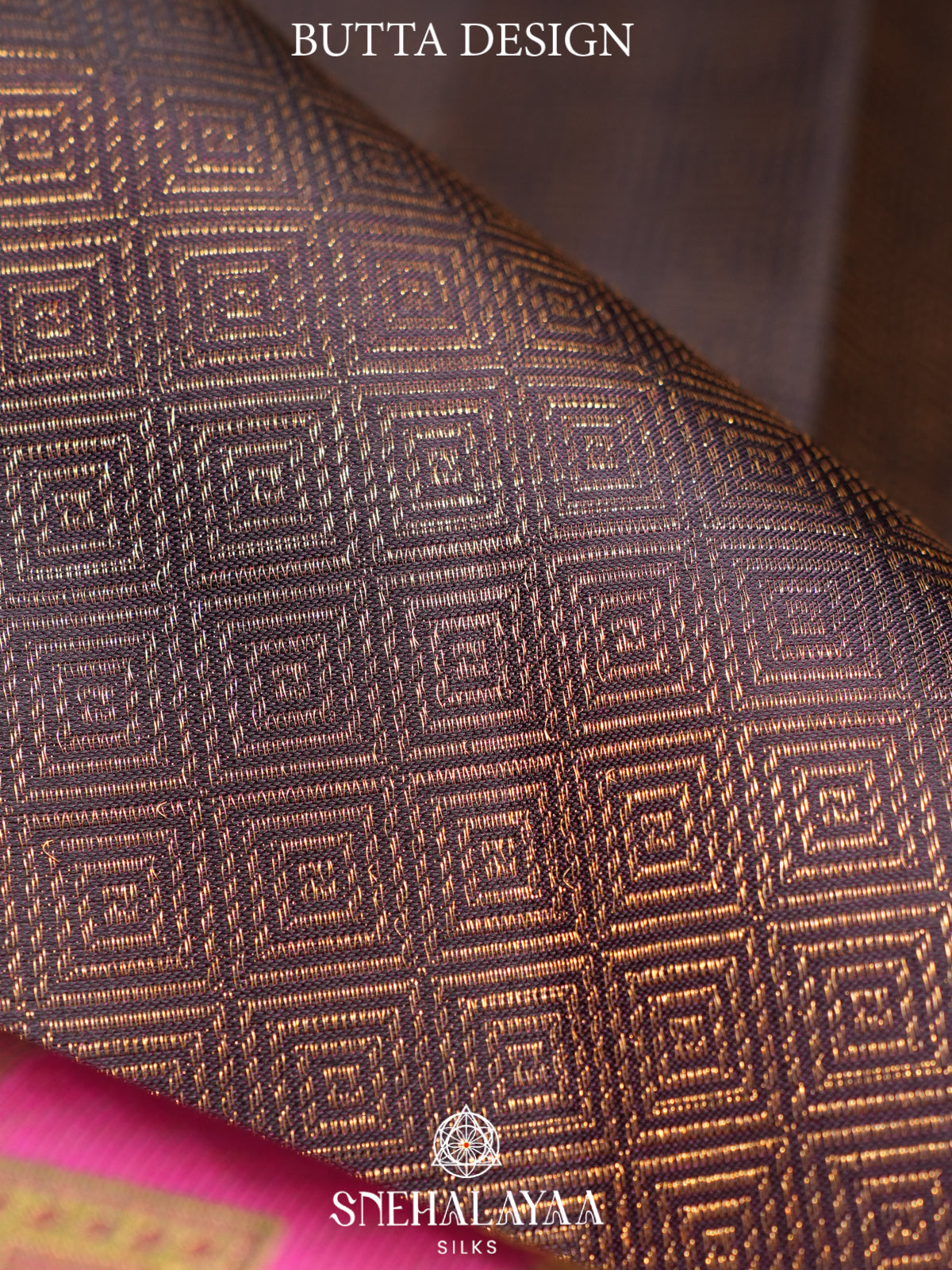 Coffee Brown Kanjivaram Silk Saree