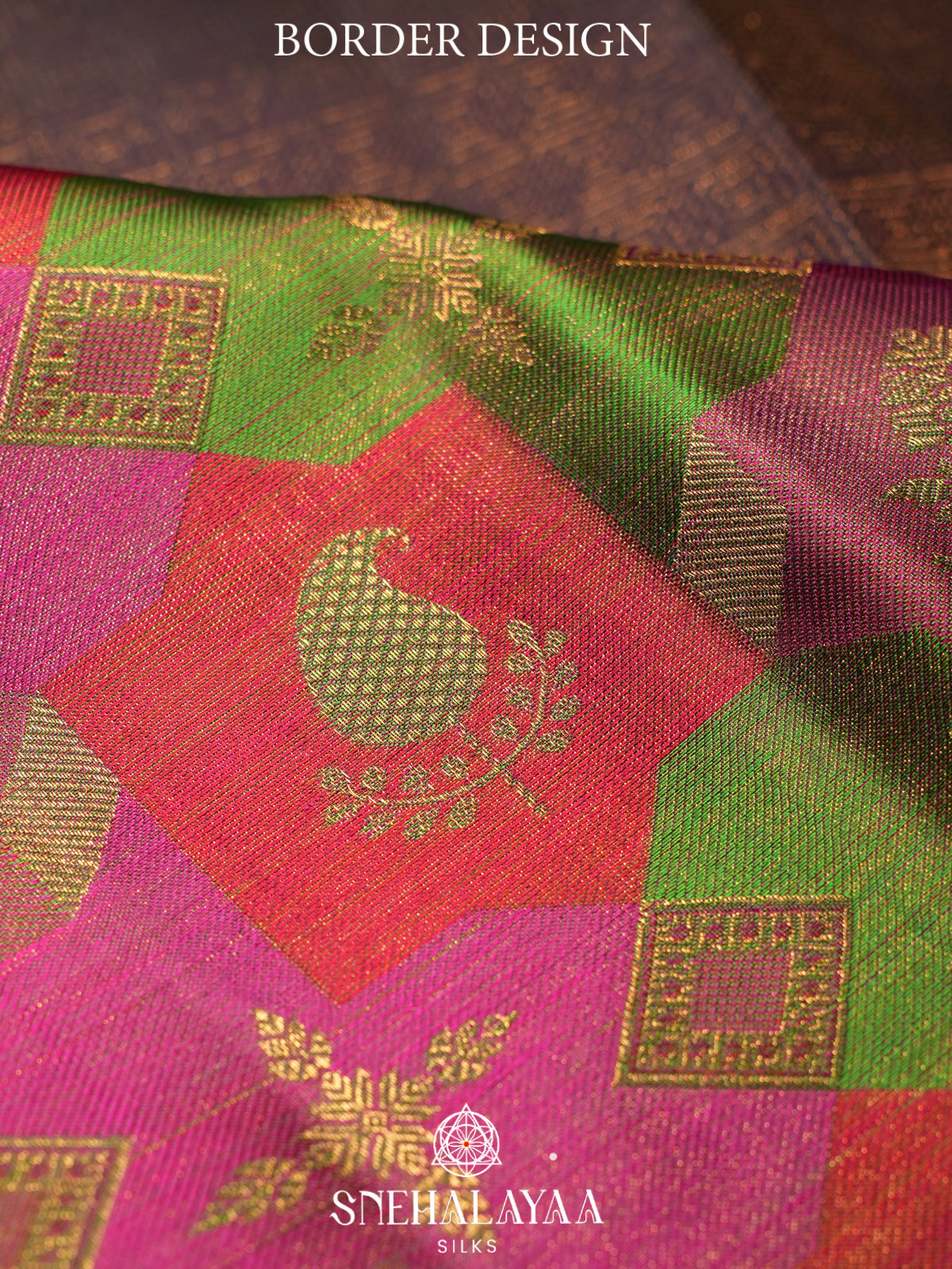 Coffee Brown Kanjivaram Silk Saree