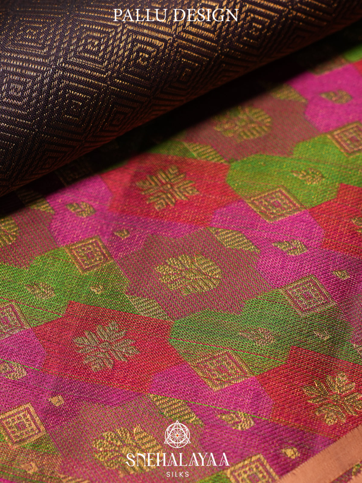 Coffee Brown Kanjivaram Silk Saree