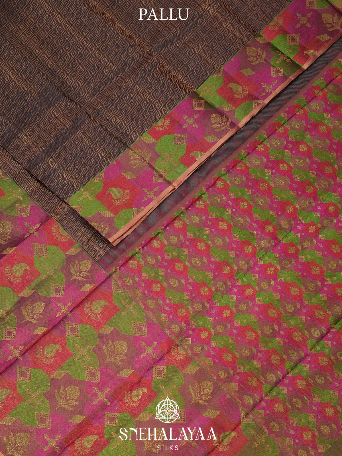 Coffee Brown Kanjivaram Silk Saree