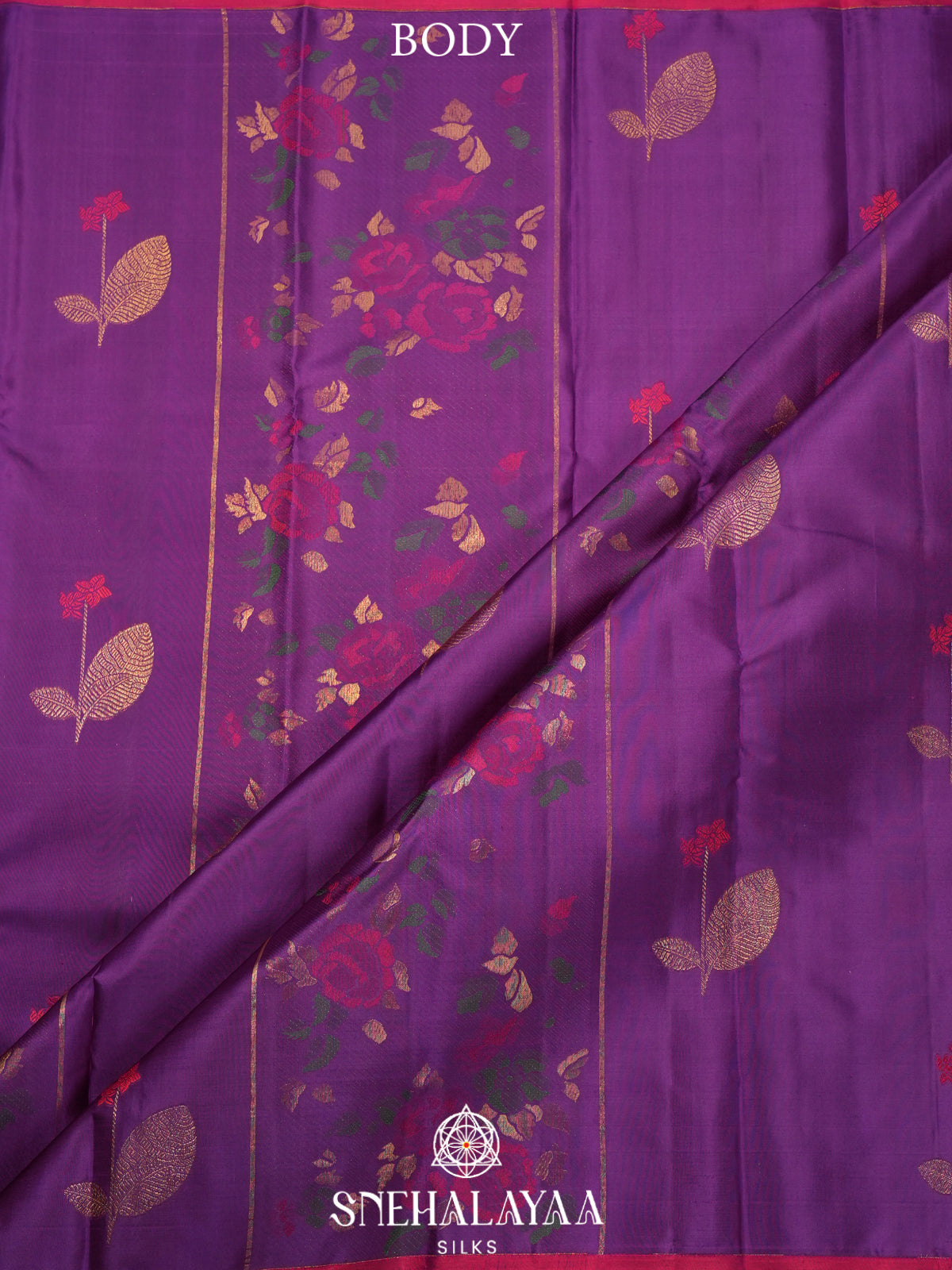 Magenta Kanjivaram Silk Saree
