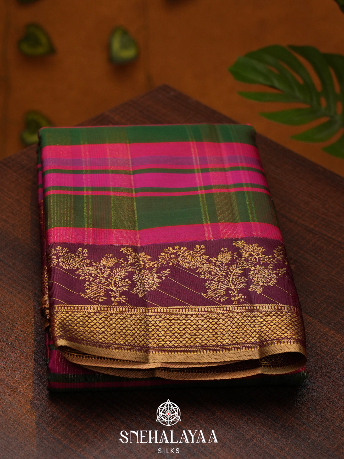 Multicolour Kanjivaram Silk Saree