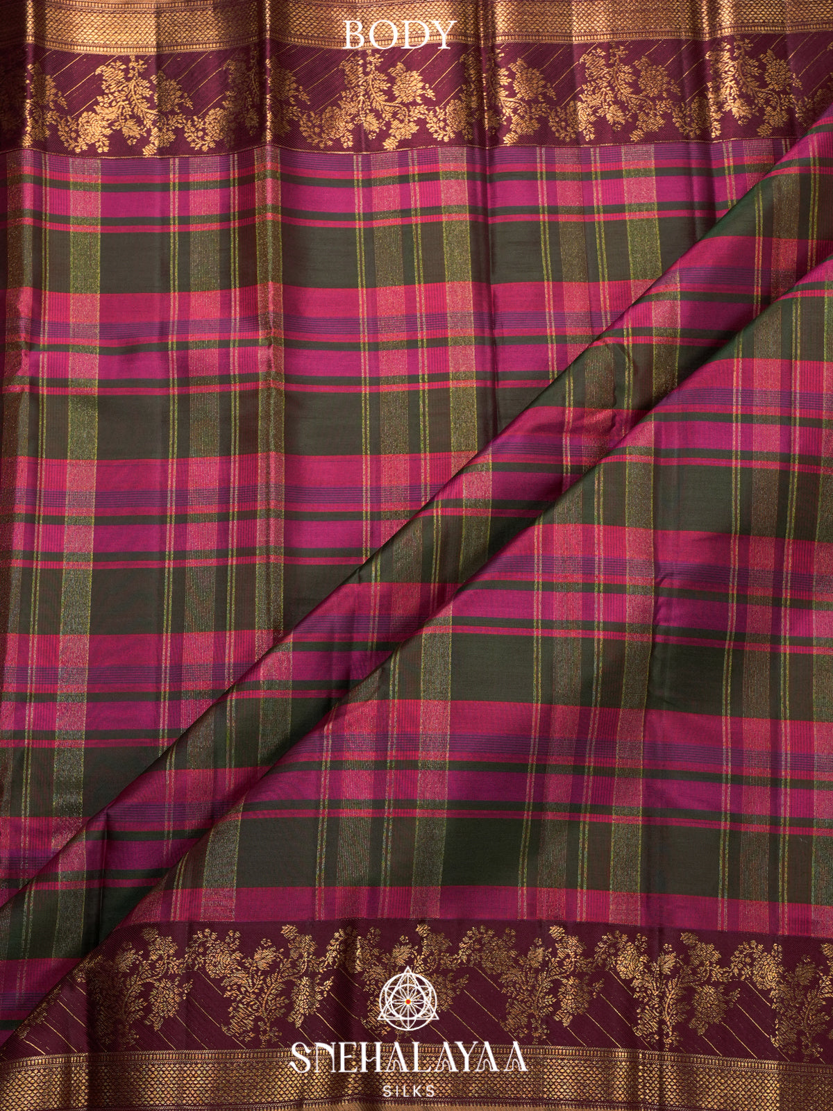 Multicolour Kanjivaram Silk Saree
