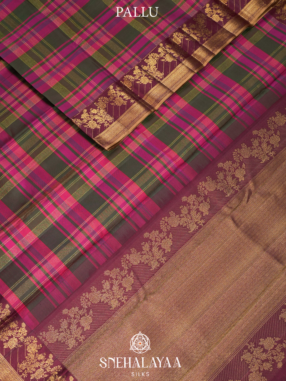 Multicolour Kanjivaram Silk Saree