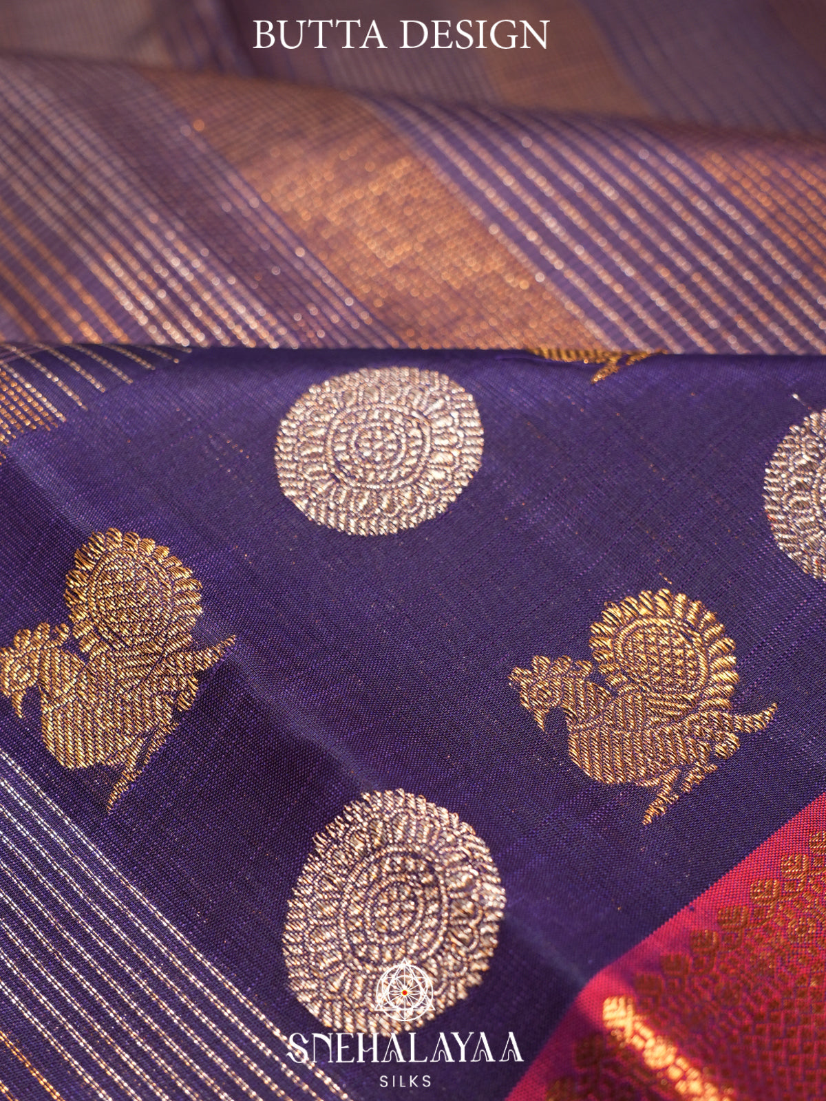 Purple Kanjivaram Silk Saree