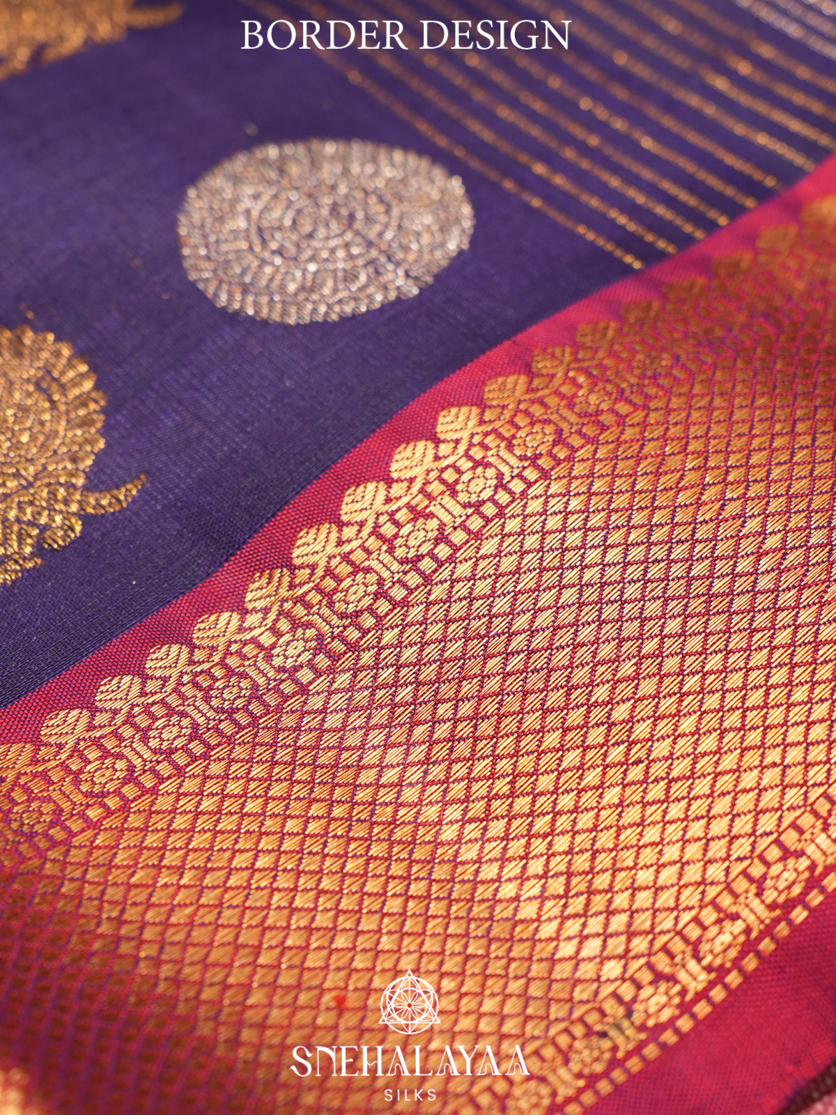 Purple Kanjivaram Silk Saree