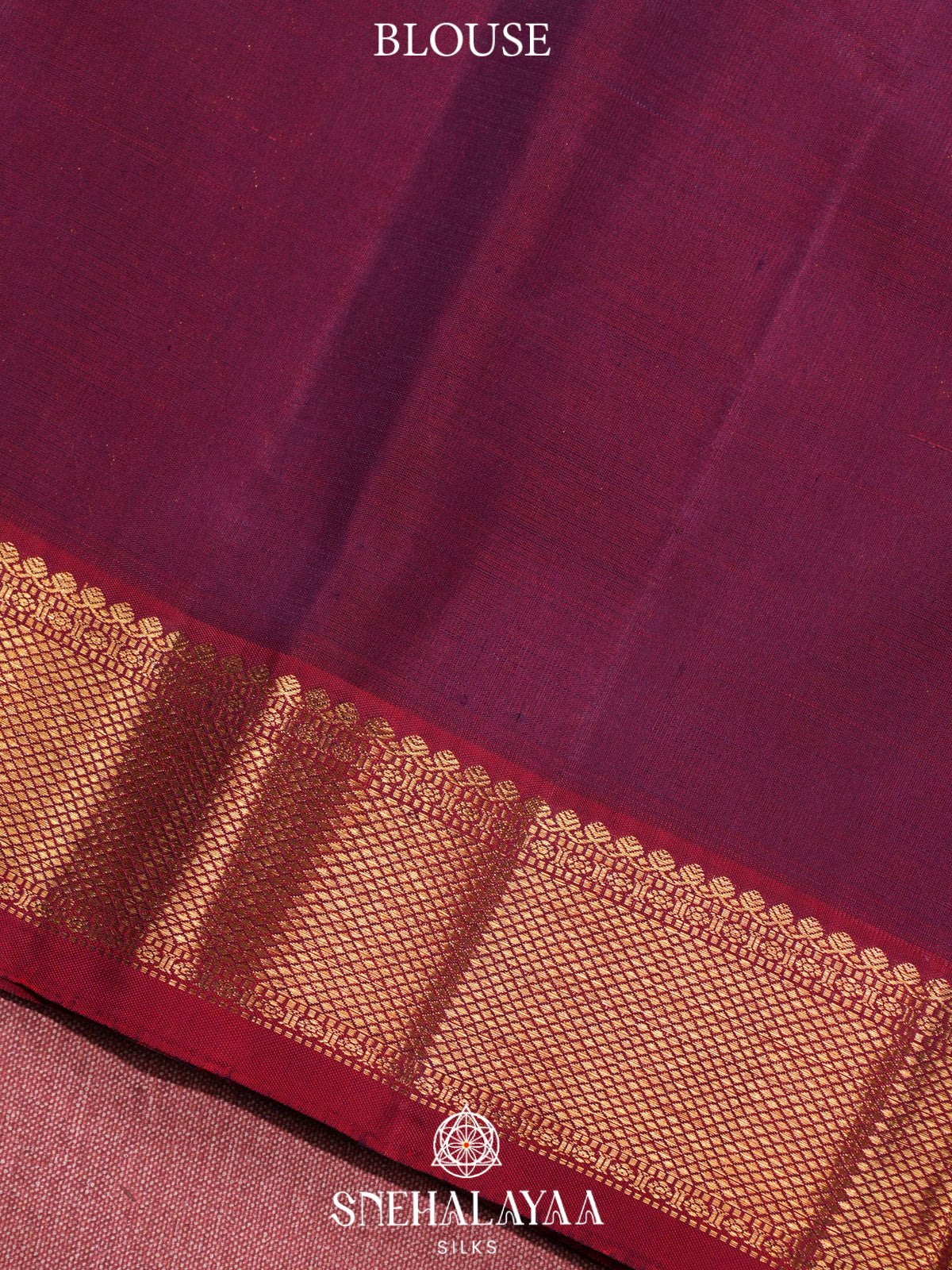 Purple Kanjivaram Silk Saree
