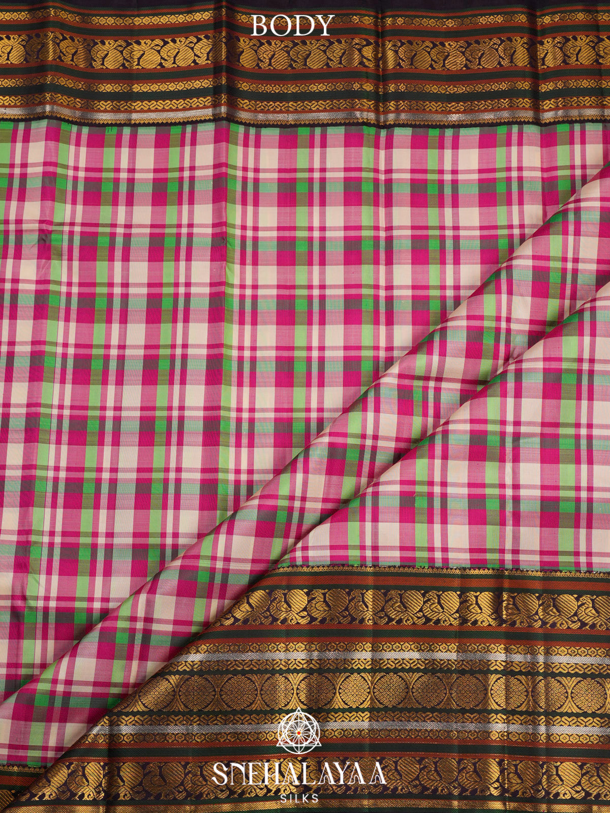Multicolour Kanjivaram Silk Saree