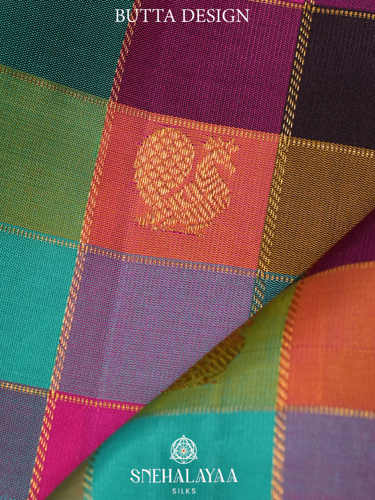 Multicolour Kanjivaram Silk Saree