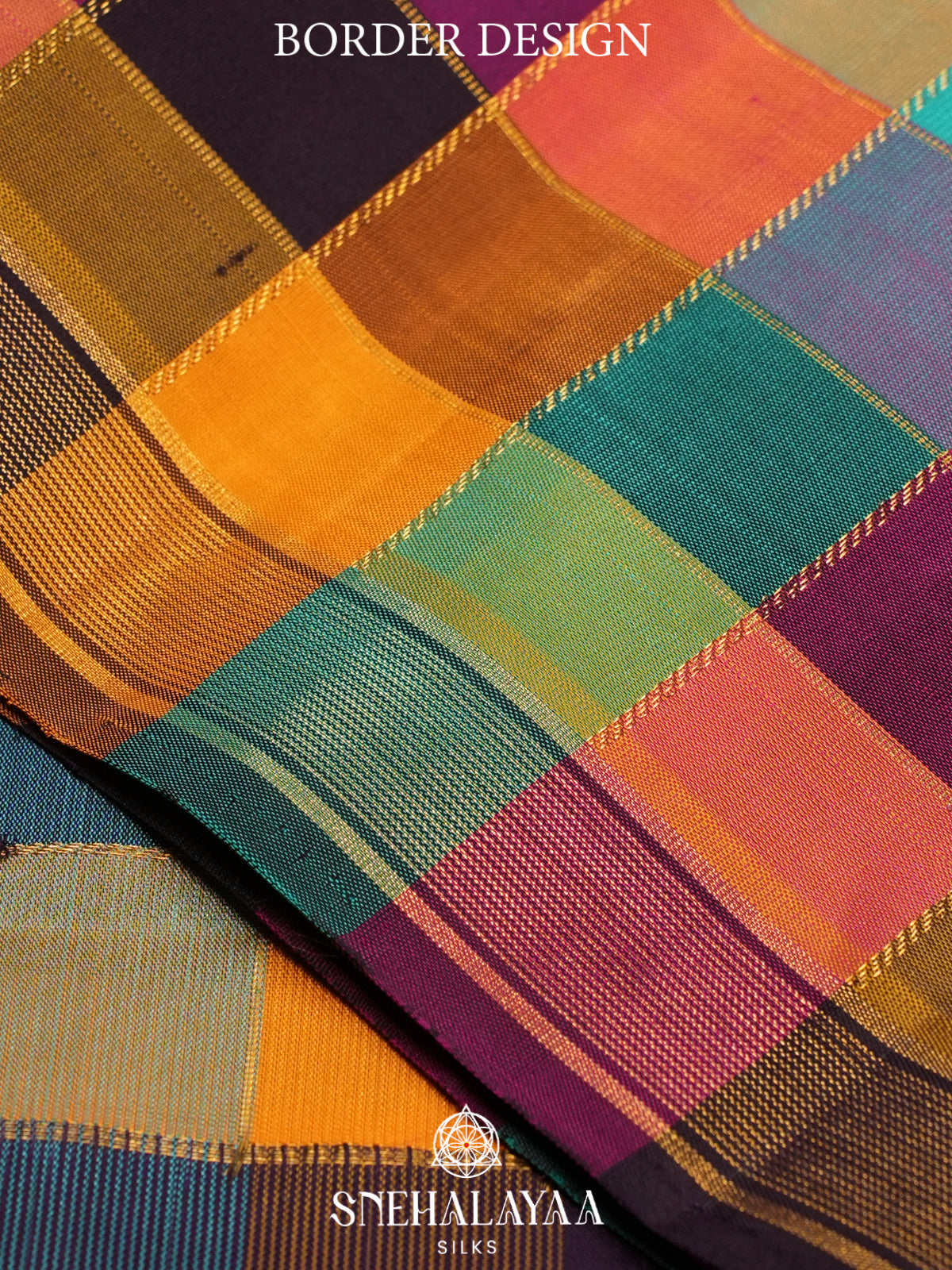Multicolour Kanjivaram Silk Saree