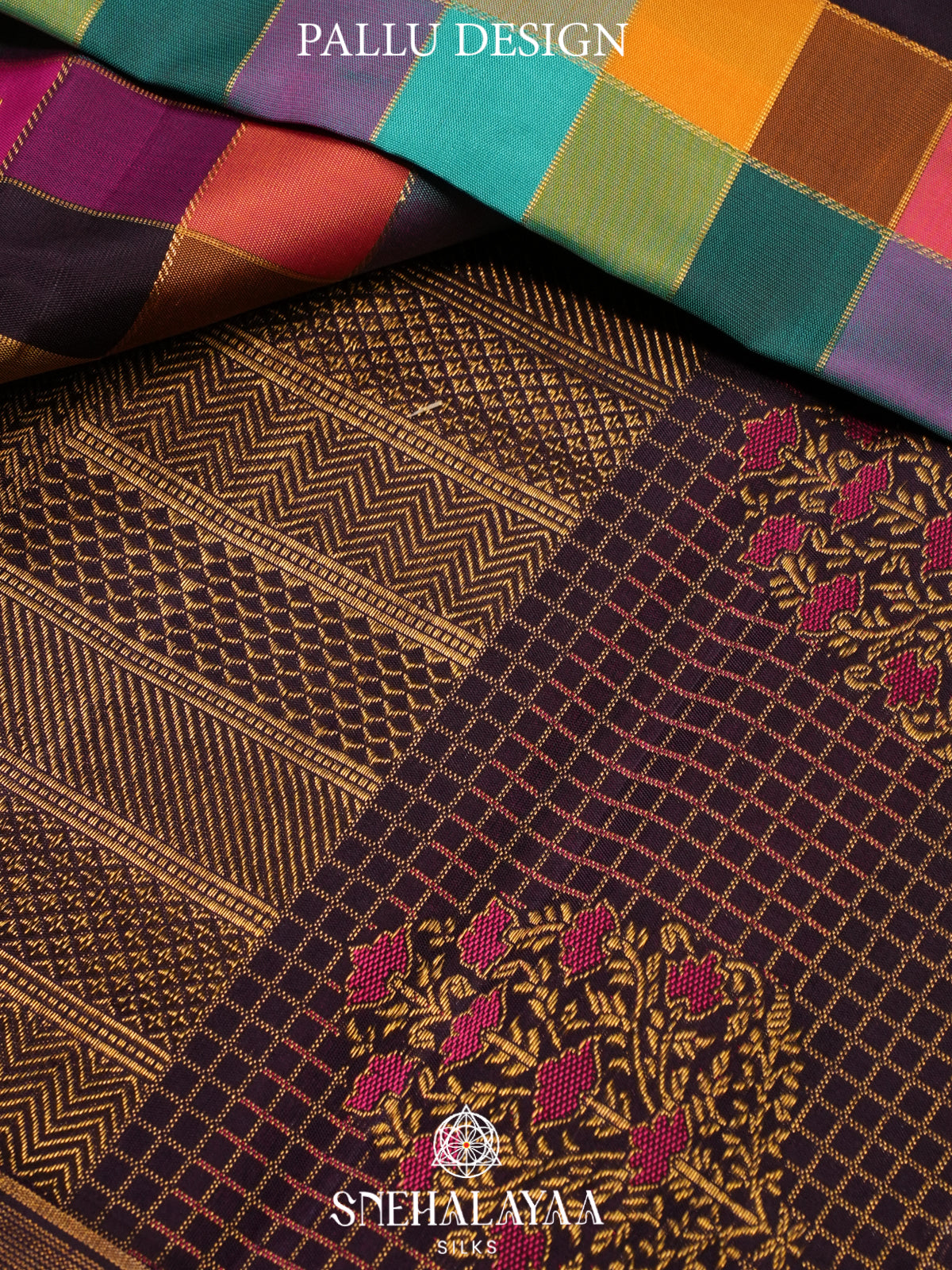 Multicolour Kanjivaram Silk Saree