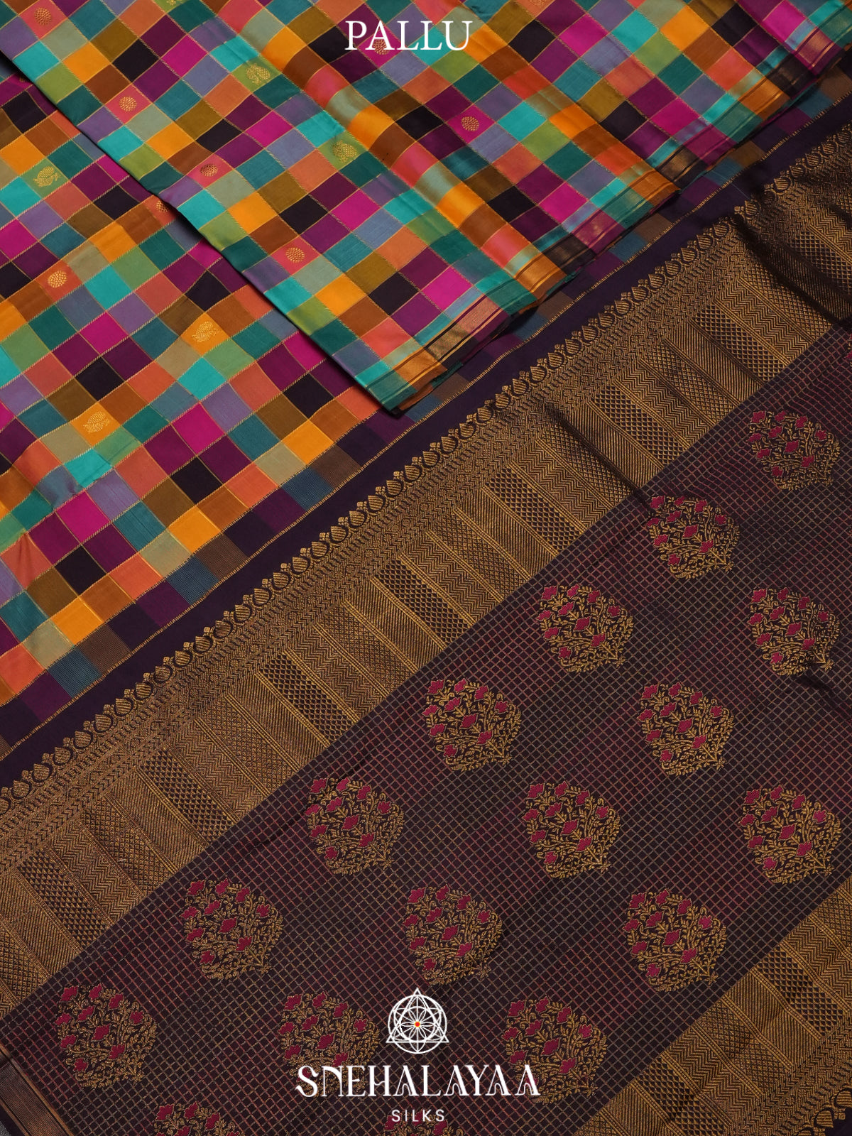 Multicolour Kanjivaram Silk Saree