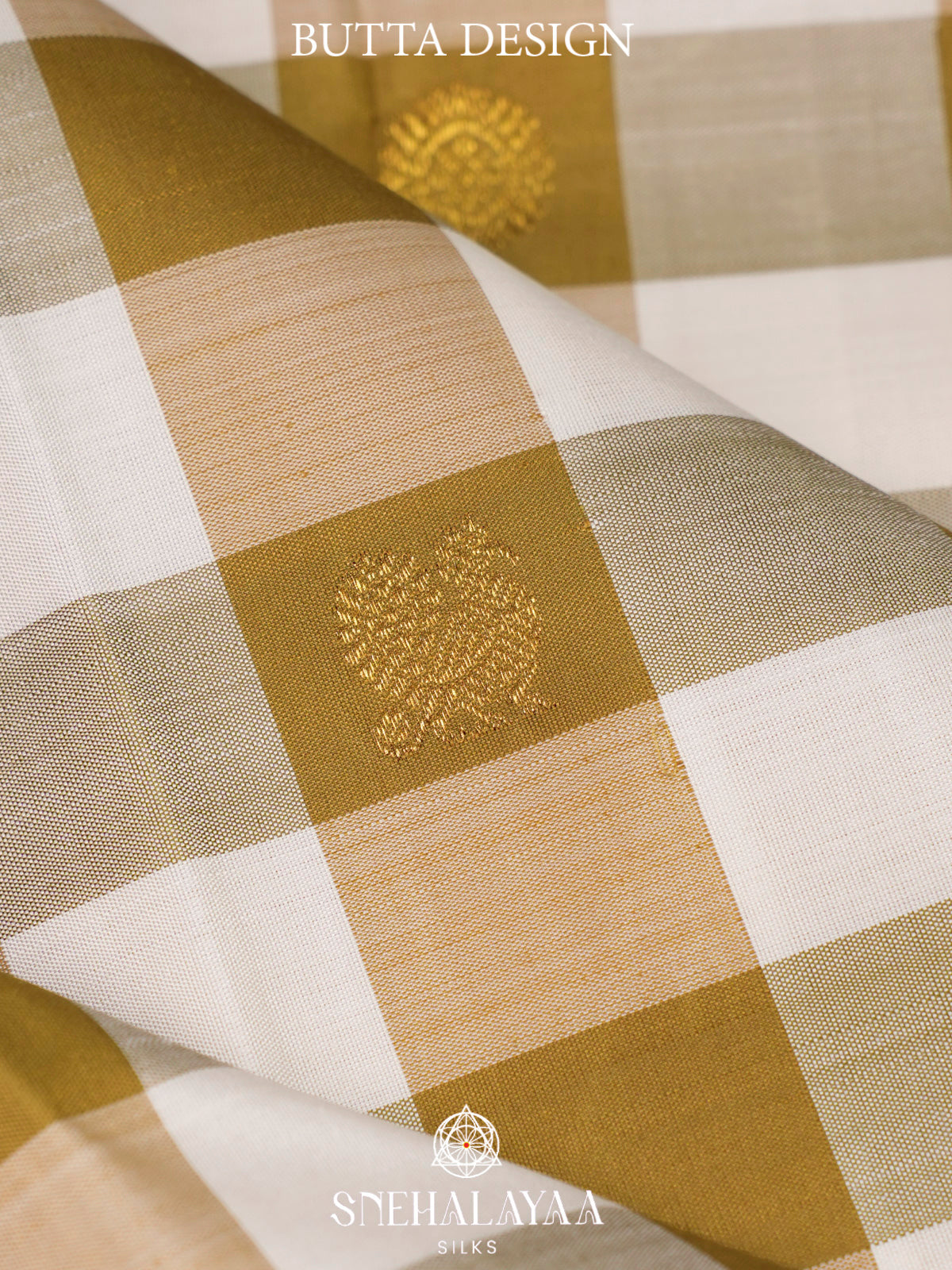 Olive Green Kanjivaram Silk Saree