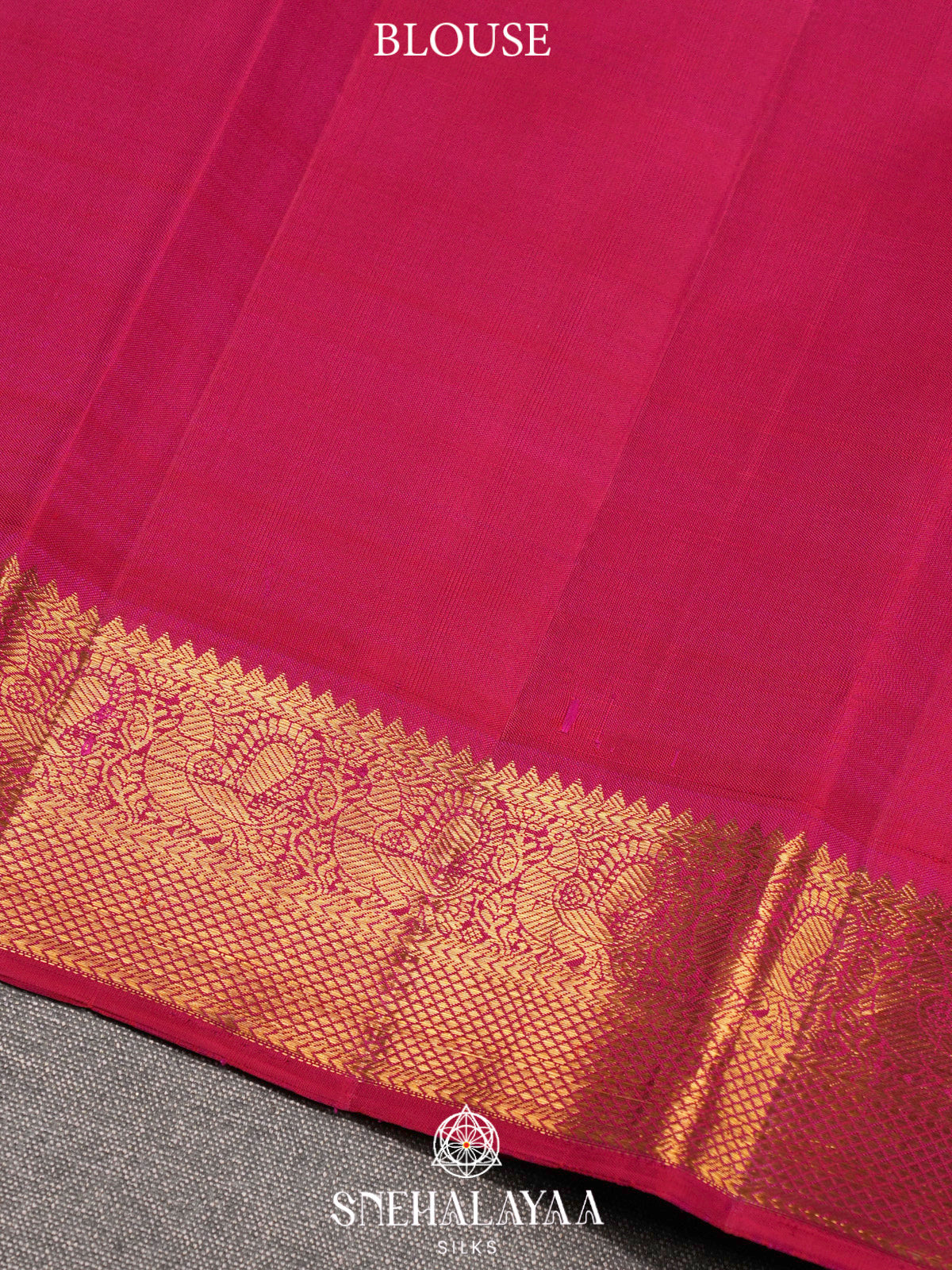 Olive Green Kanjivaram Silk Saree