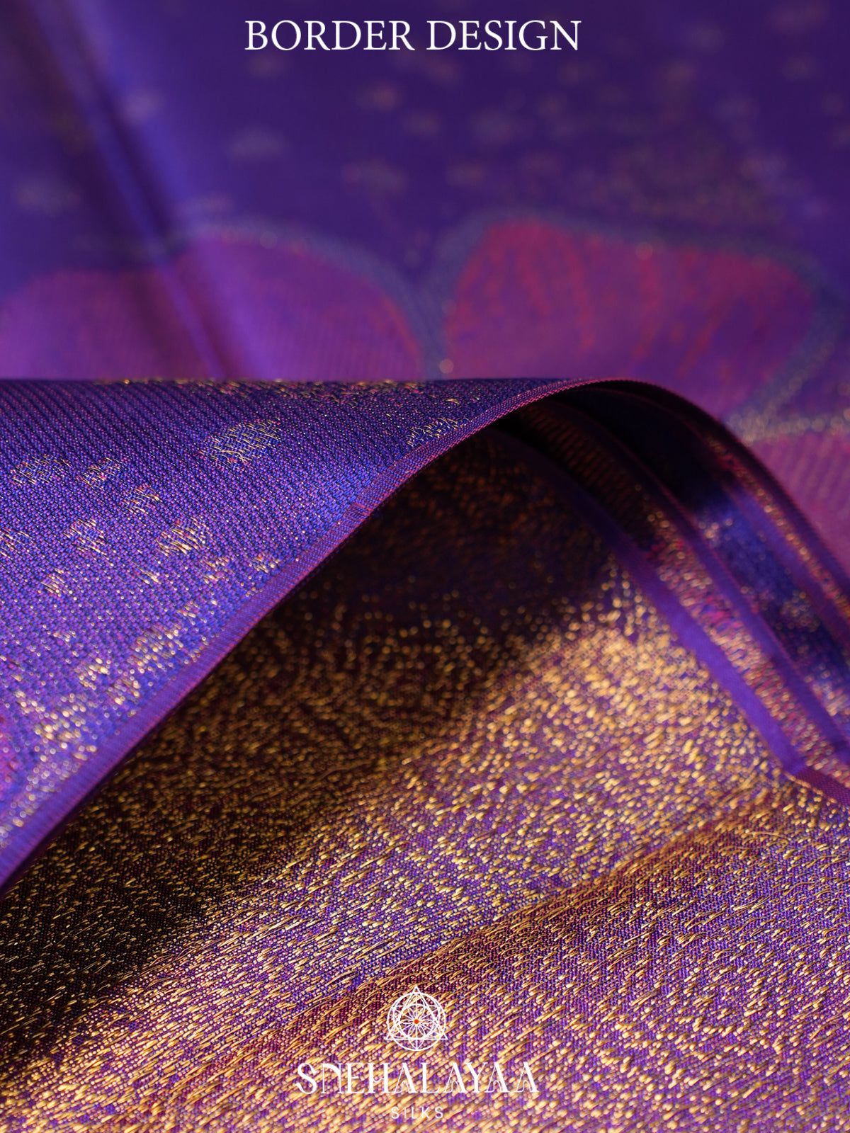 Purple Kanjivaram Silk Saree