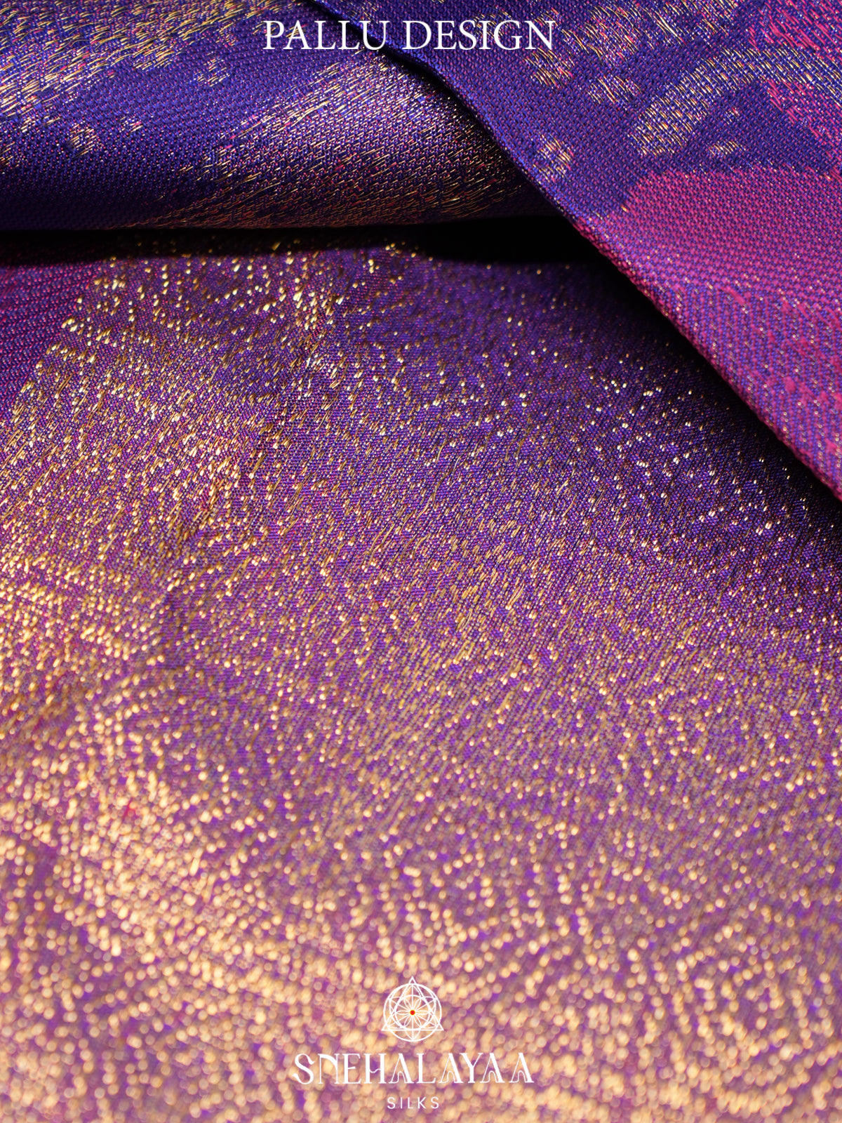 Purple Kanjivaram Silk Saree