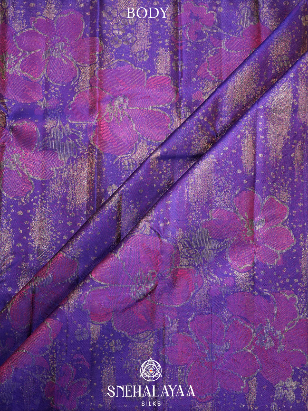 Purple Kanjivaram Silk Saree