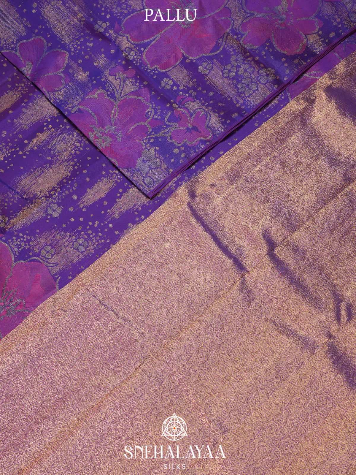 Purple Kanjivaram Silk Saree