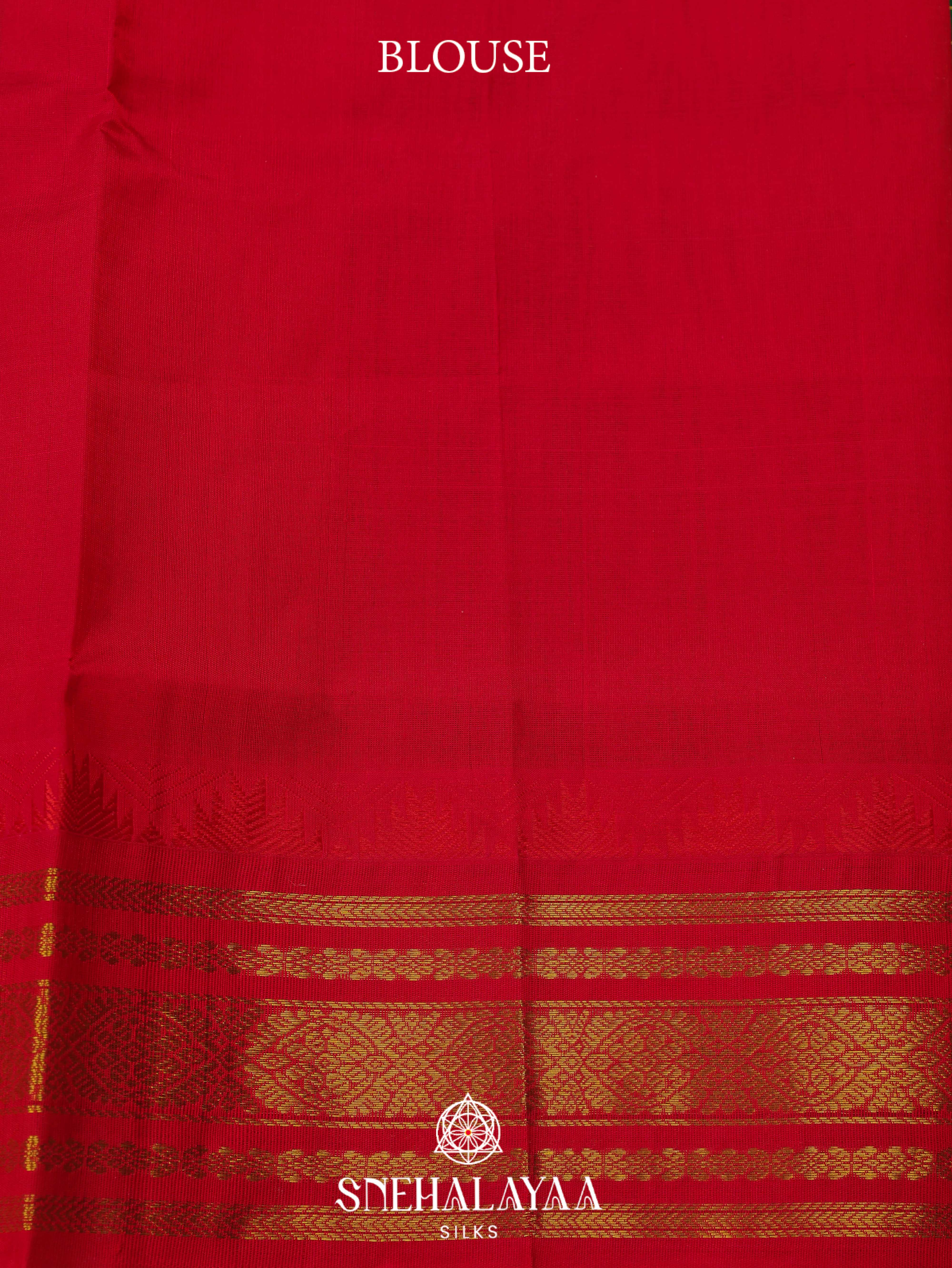 Emerald Green Silk Cotton Saree