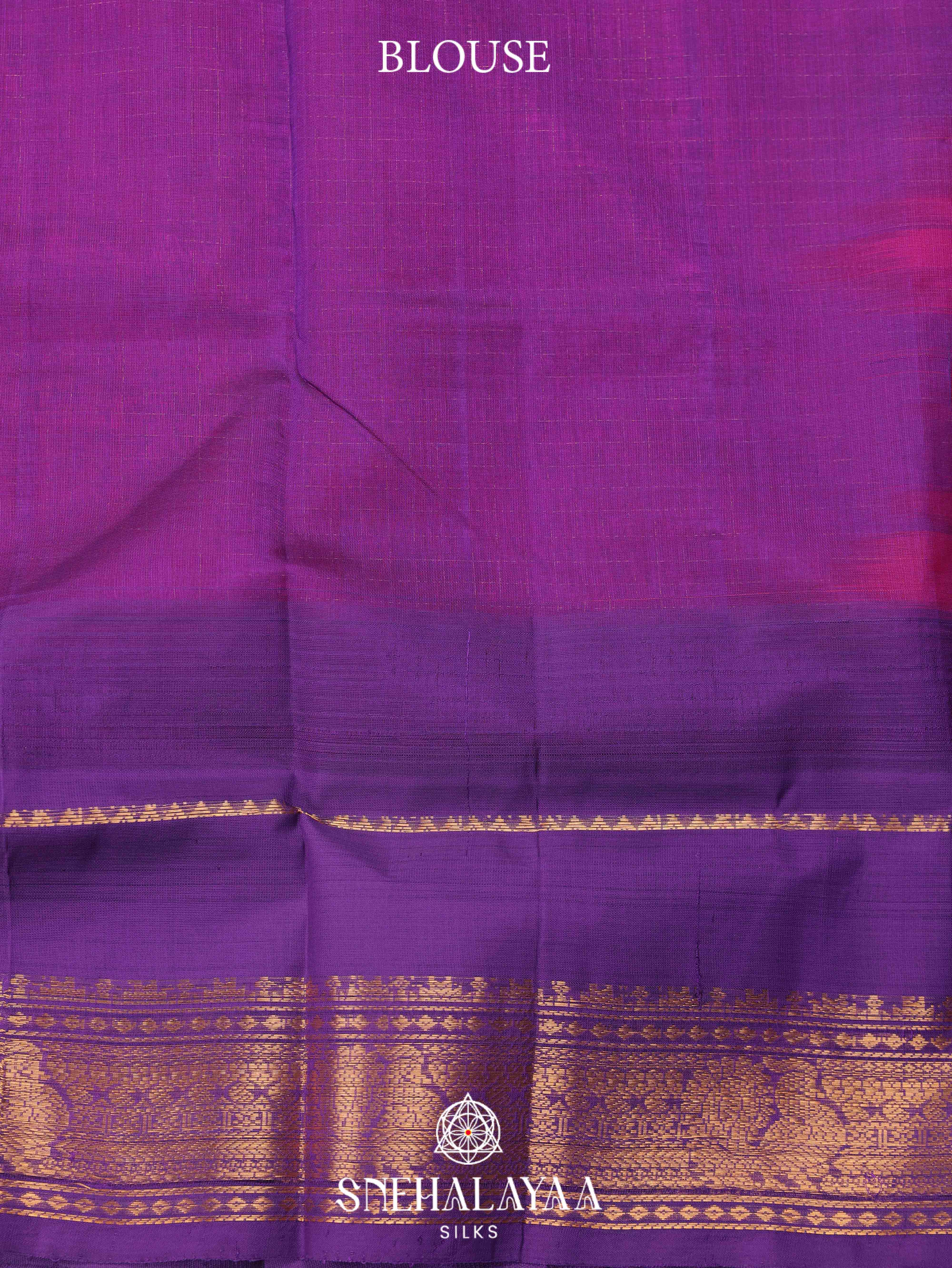 Rani Pink Silk Cotton Saree