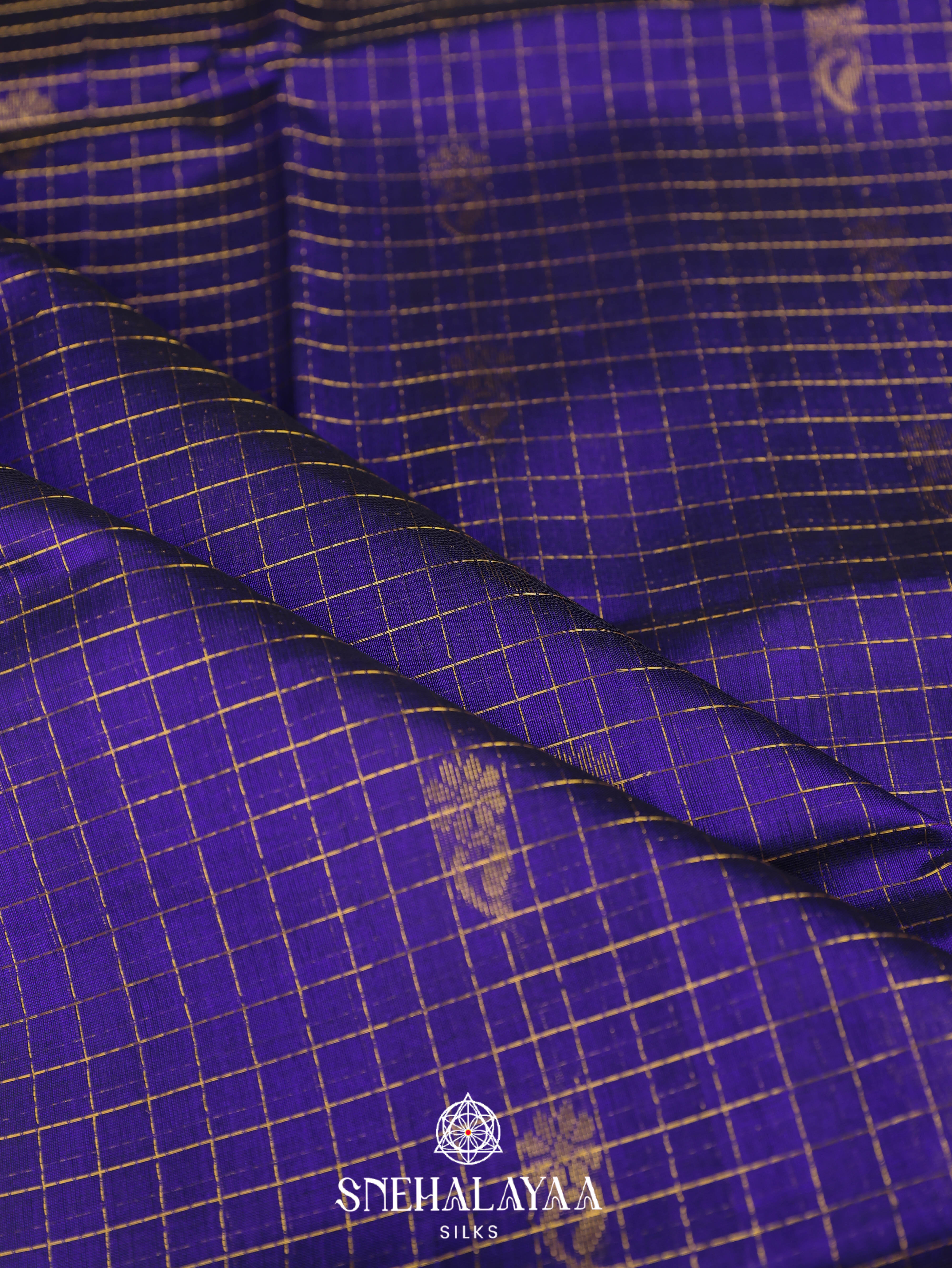 Purple Silk Cotton Saree