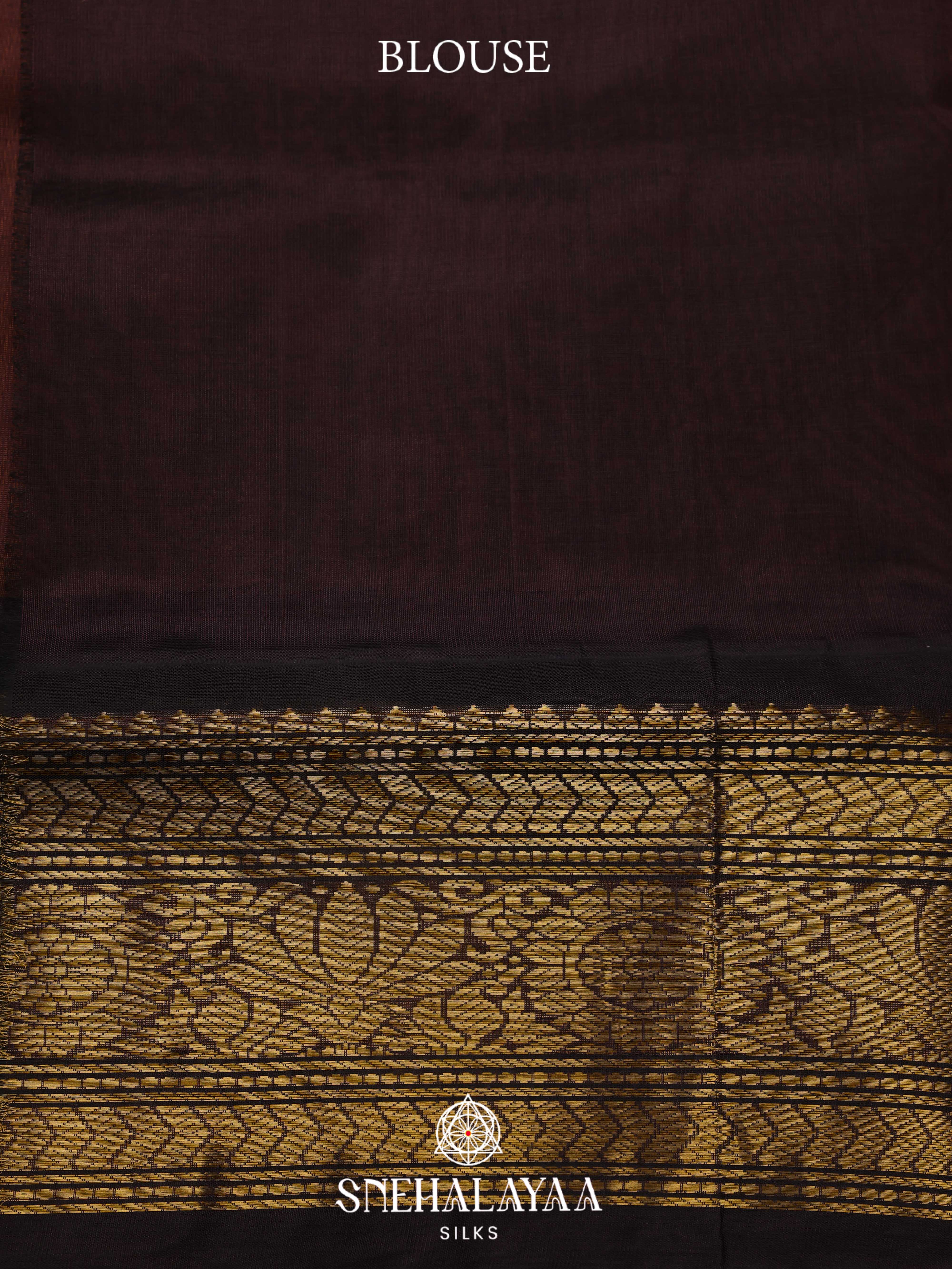 Mango Yellow Silk Cotton Saree