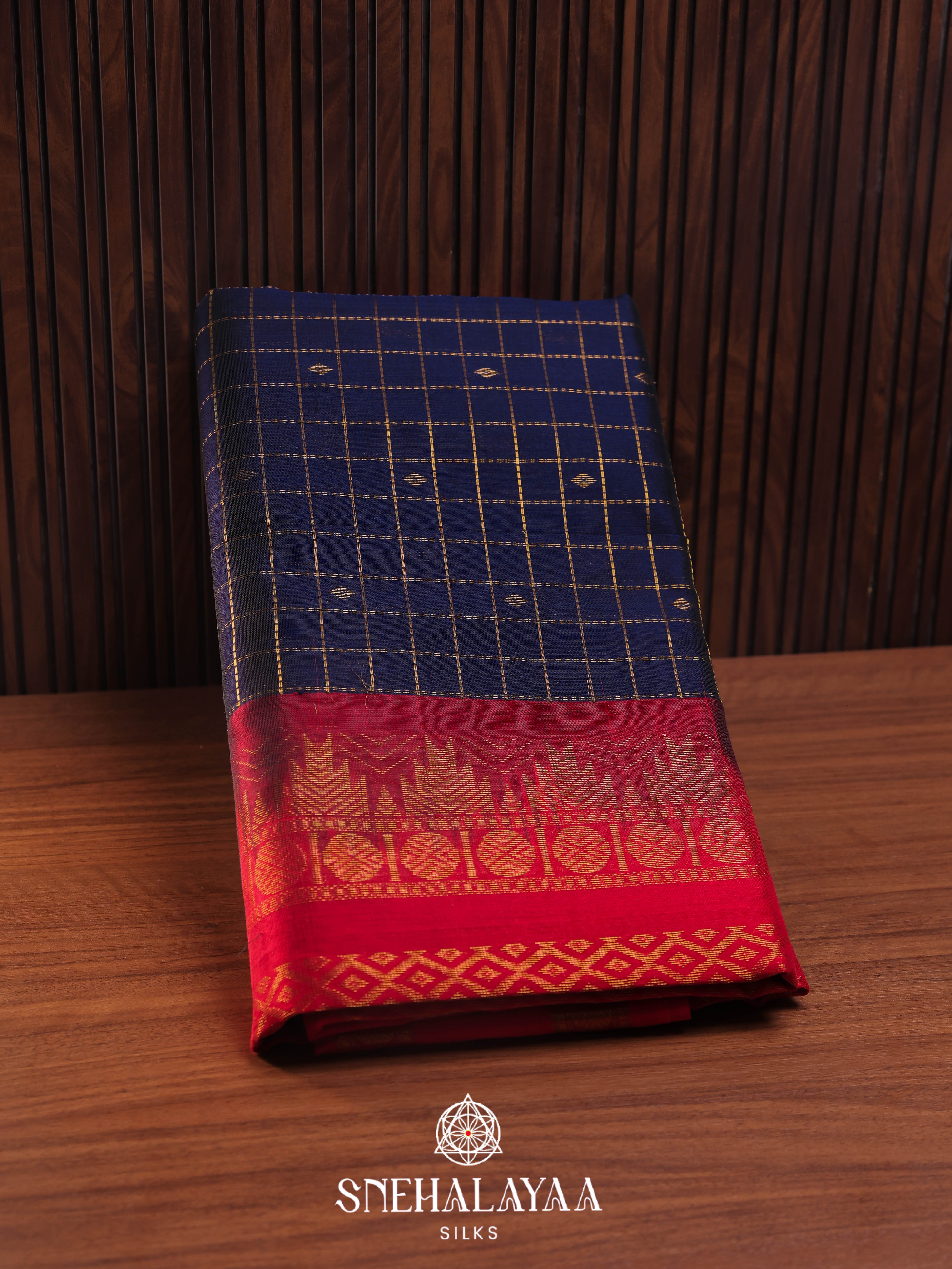 Purple Silk Cotton Saree