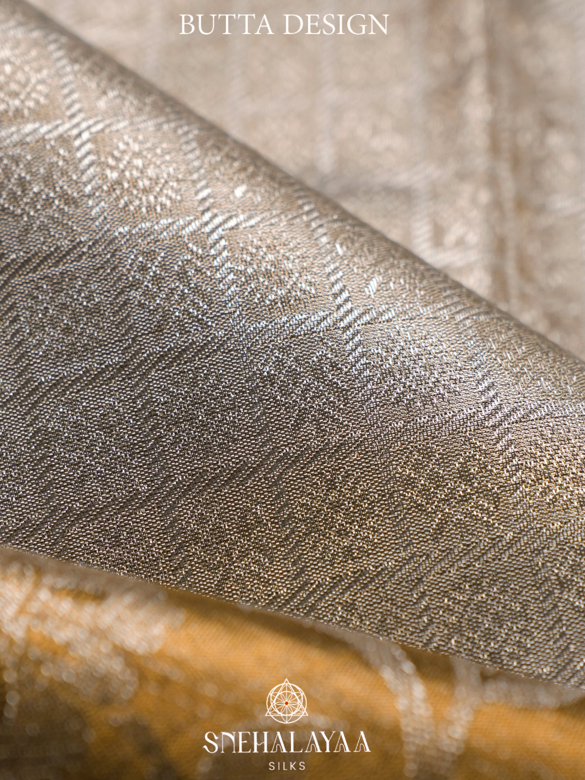 Silver Kanjivaram Silk Saree