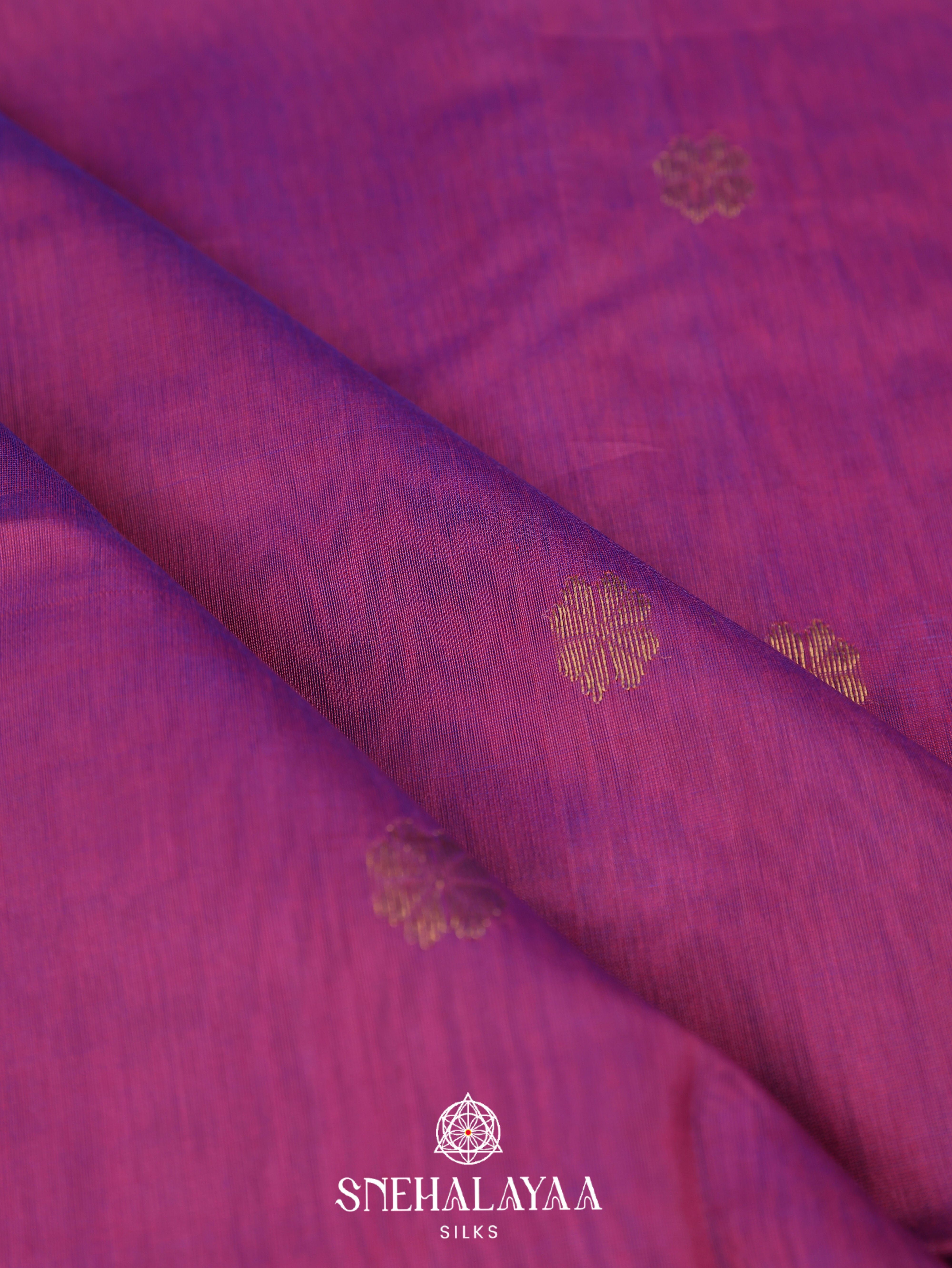 Lavender Maheshwari Silk Cotton Saree