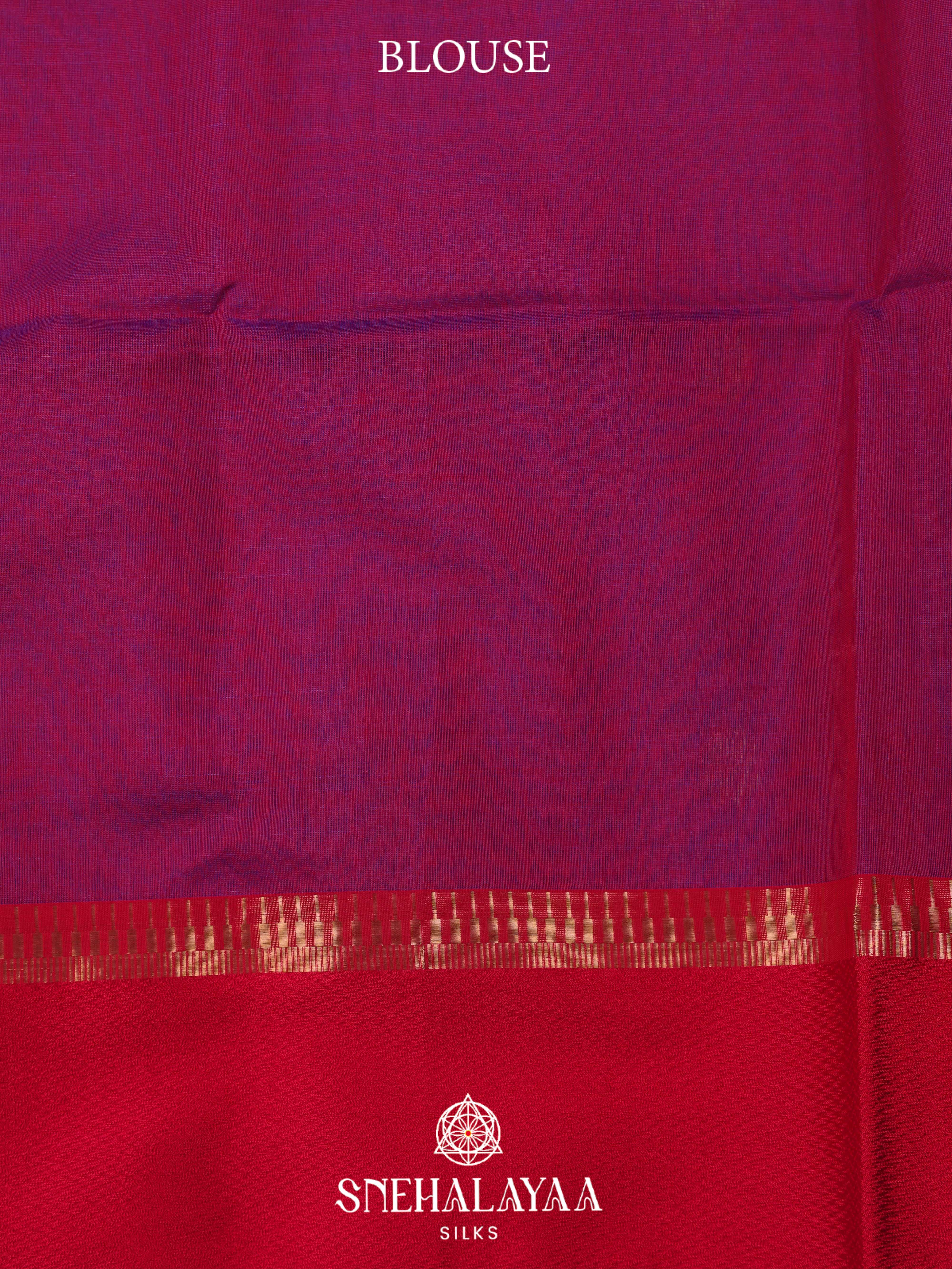 Lavender Maheshwari Silk Cotton Saree