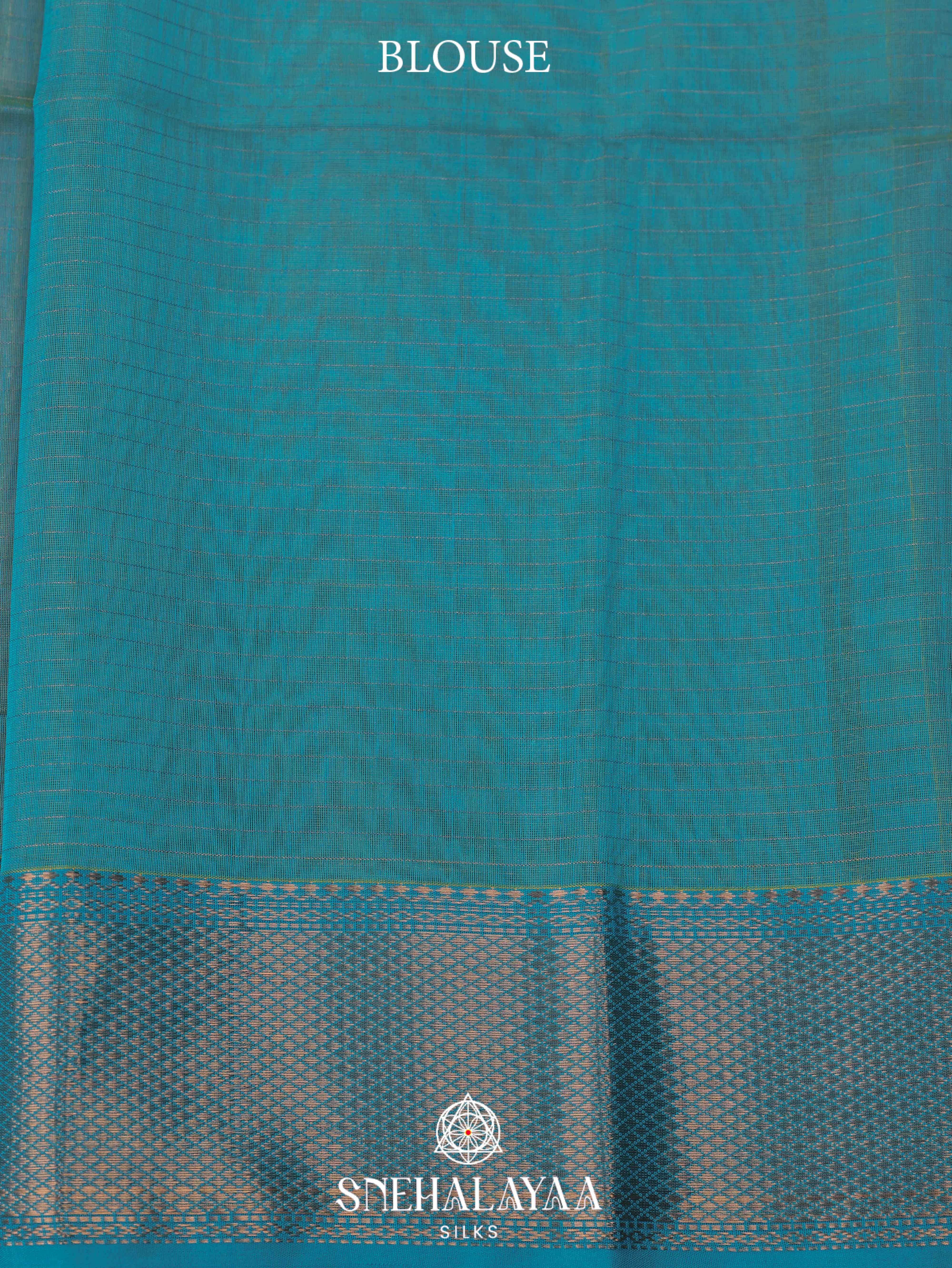 Copper Maheshwari Silk Cotton Saree