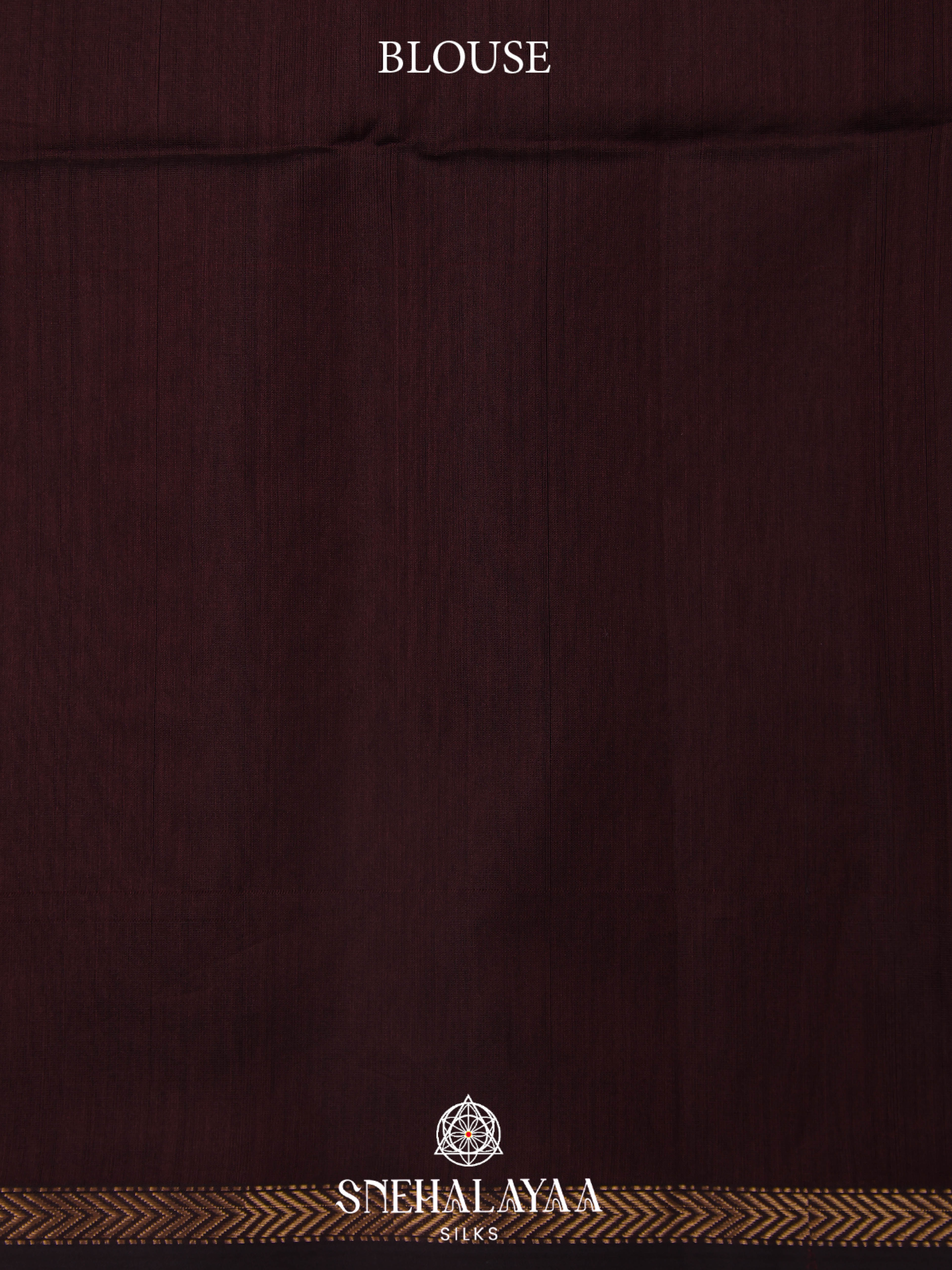 Coffee Brown Maheshwari Silk Cotton Saree