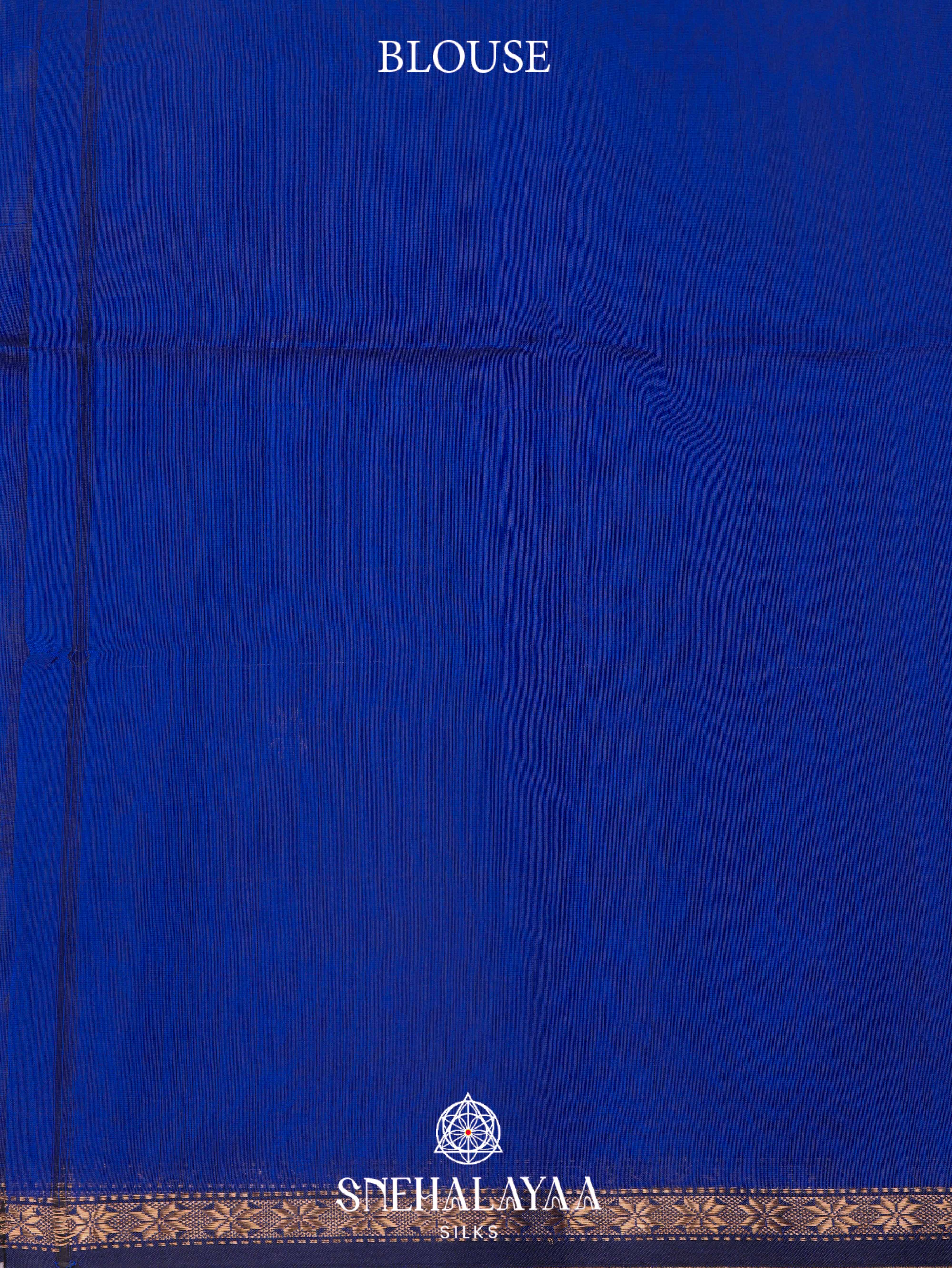 Blue Maheshwari Silk Cotton Saree