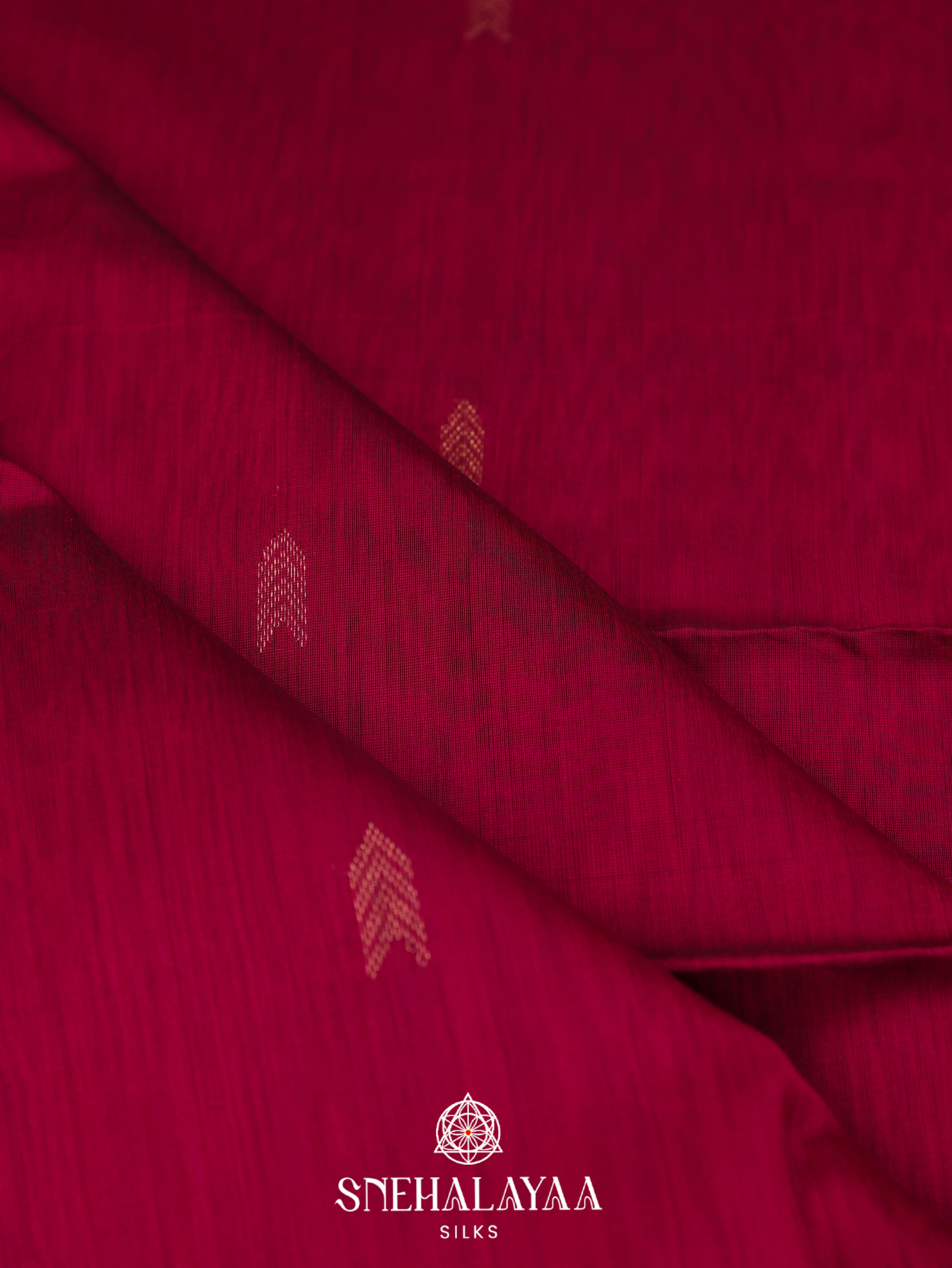 Rani Pink Maheshwari Silk Cotton Saree