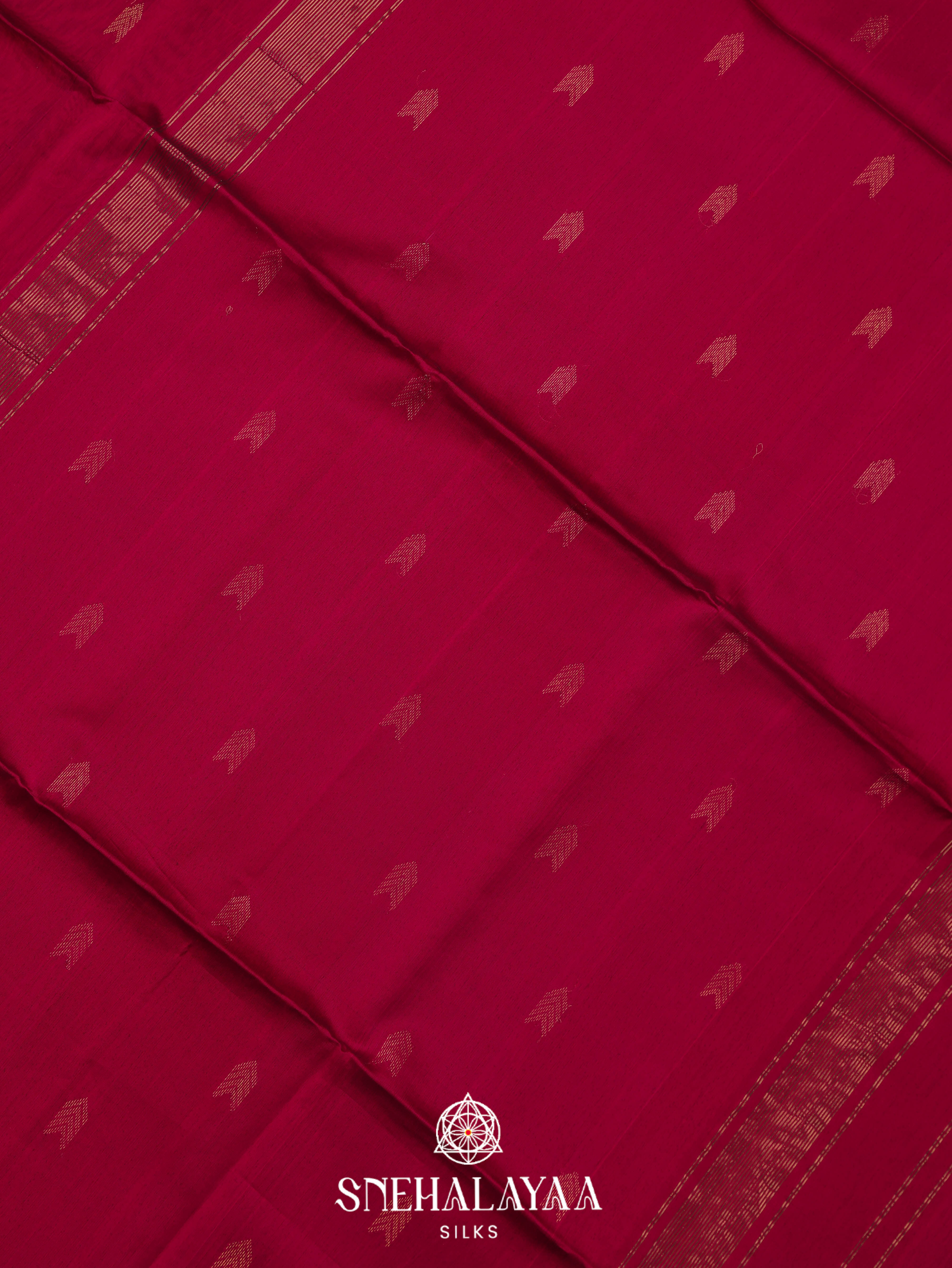 Rani Pink Maheshwari Silk Cotton Saree