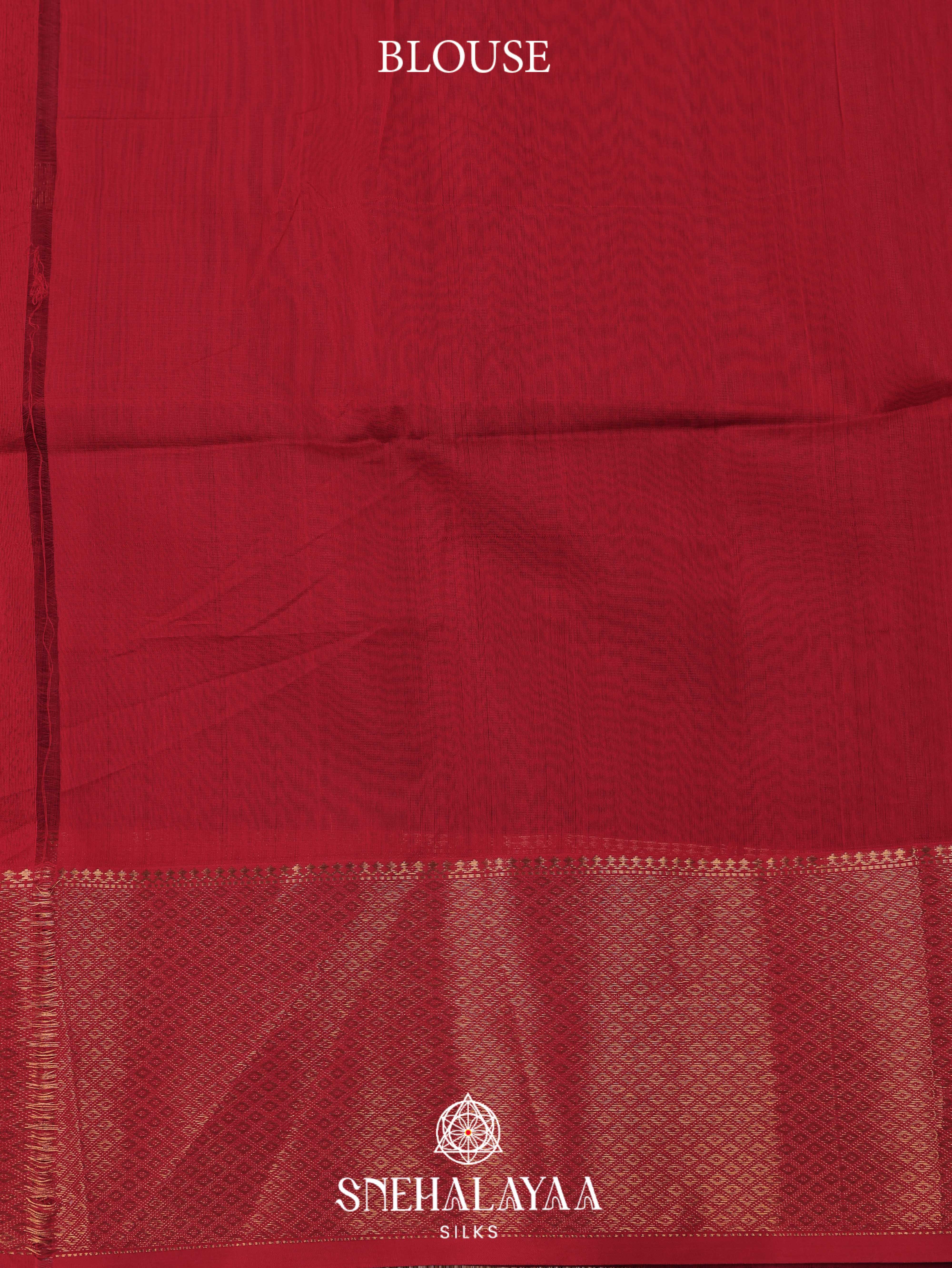 Purple Maheshwari Silk Cotton Saree