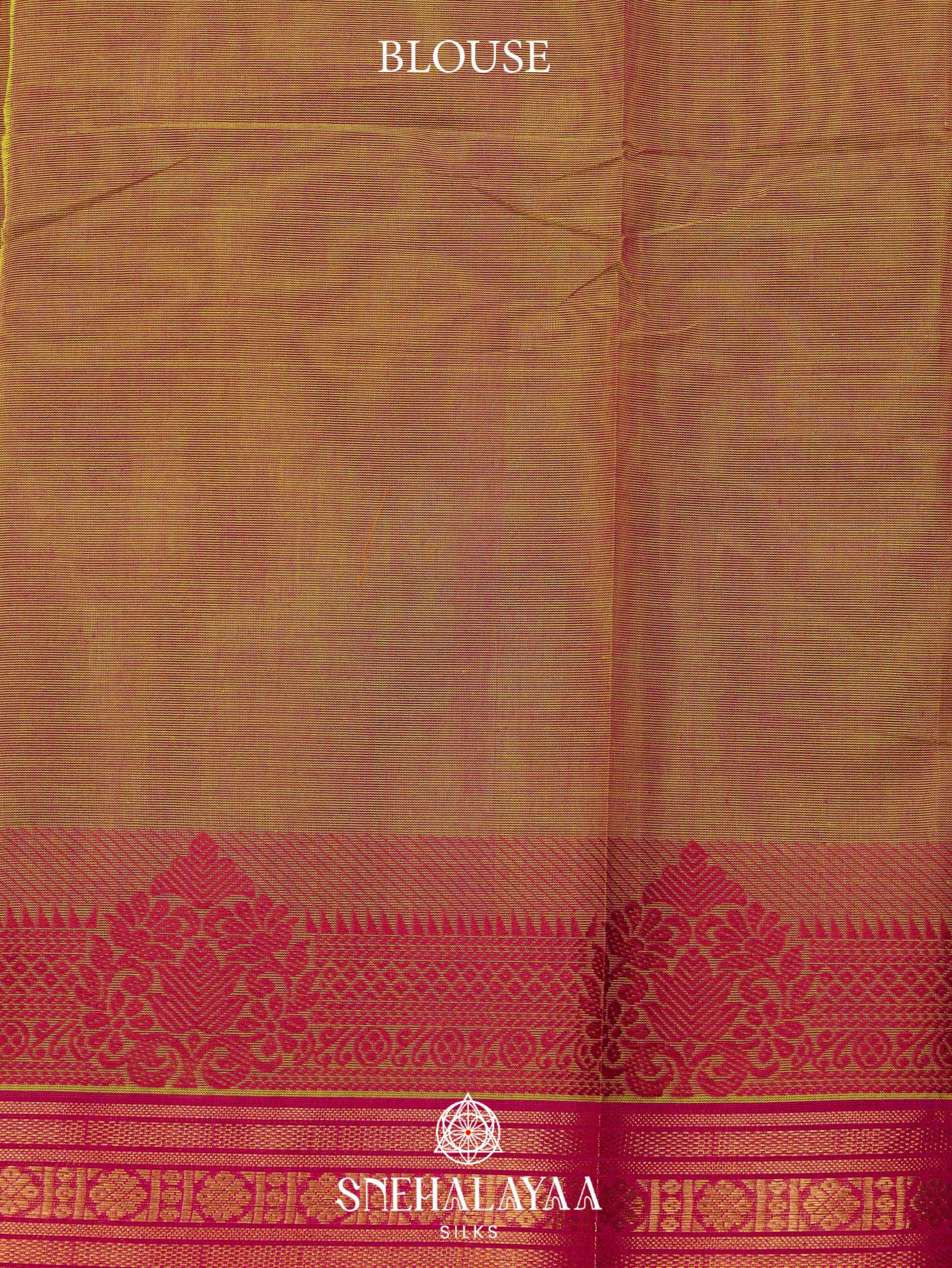 Light Brown Kanchi Cotton Saree