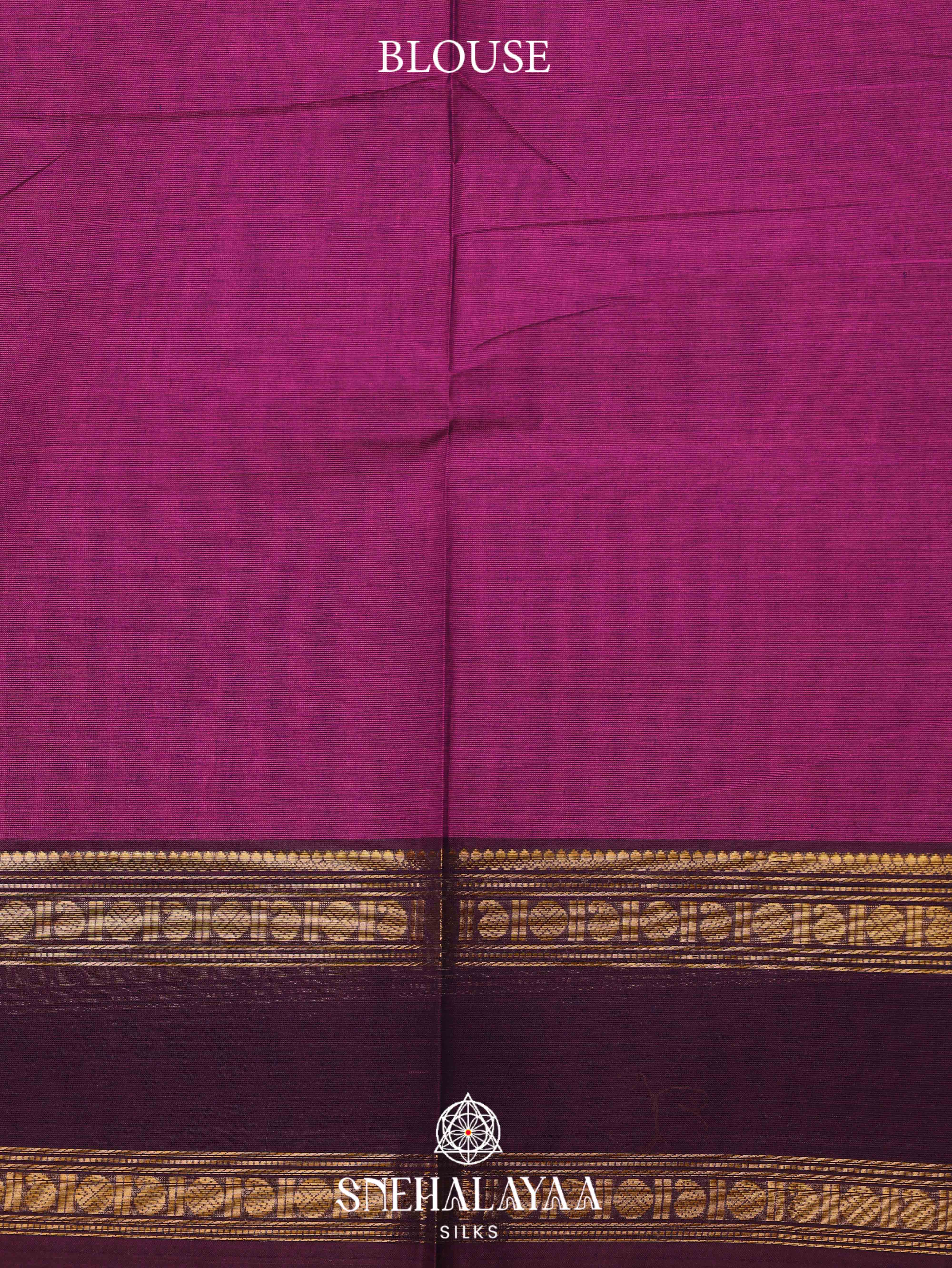 Purple Kanchi Cotton Saree