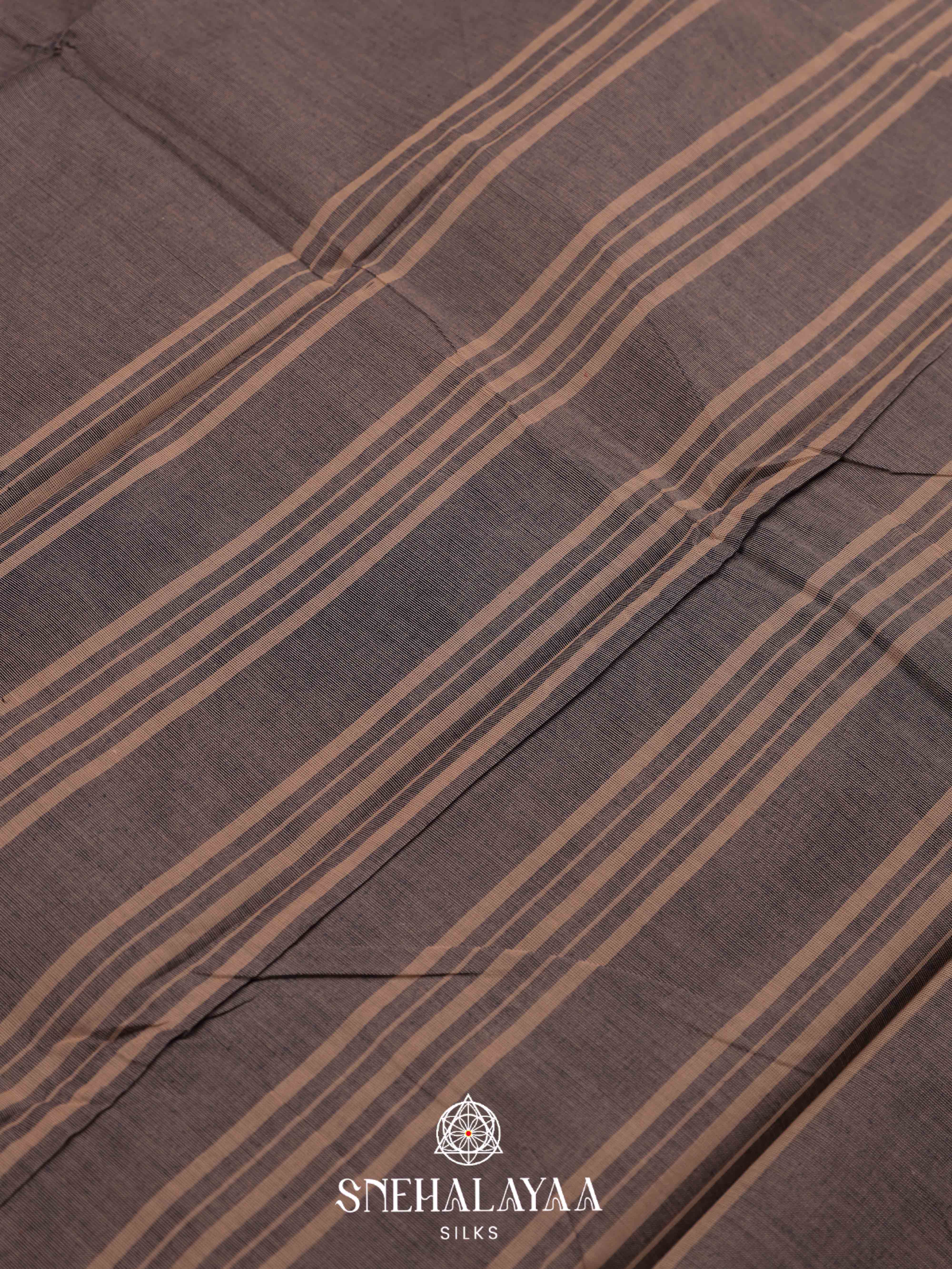 Blue Chettinad Cotton Saree