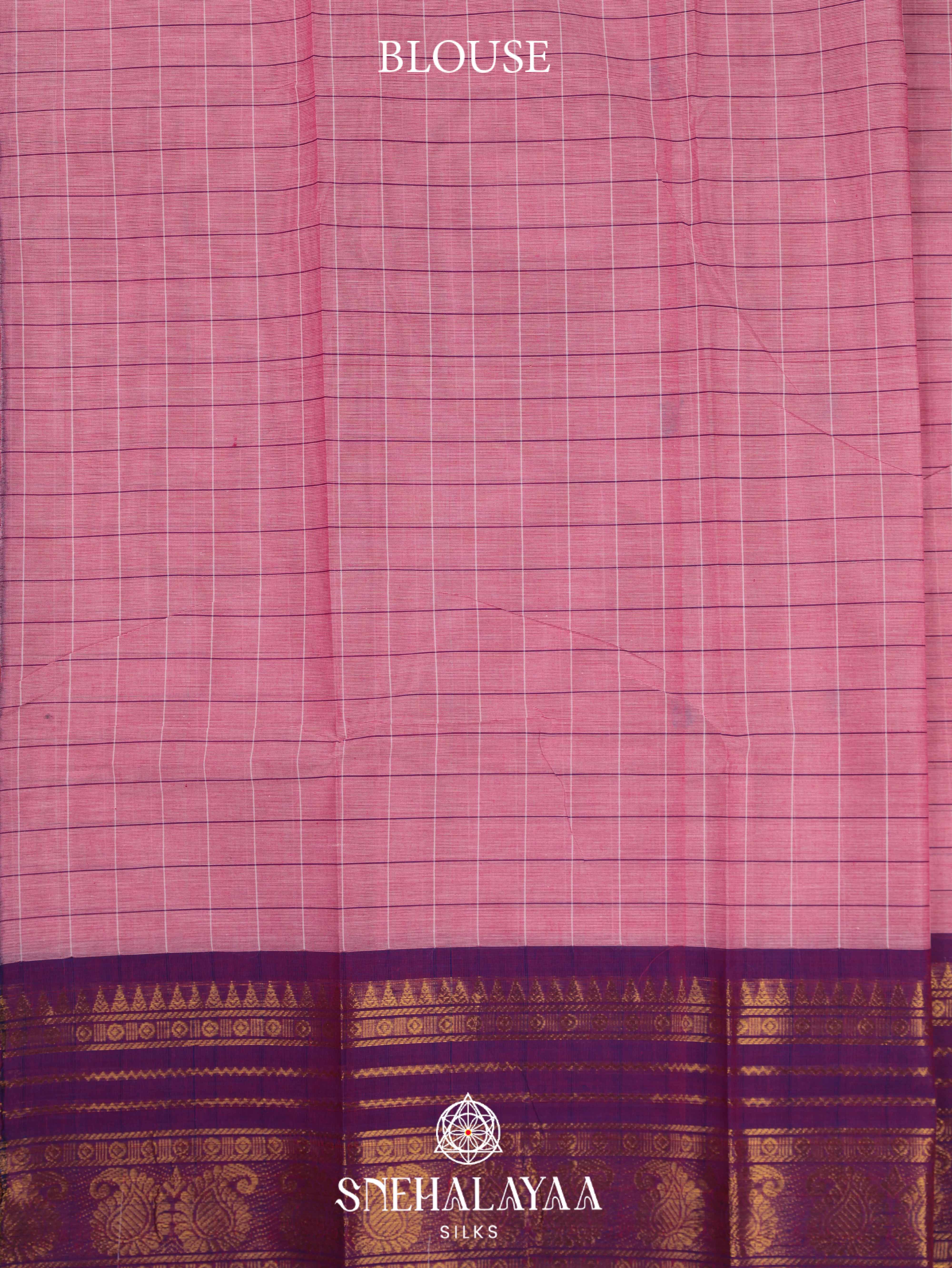 Beige Chettinad Cotton Saree