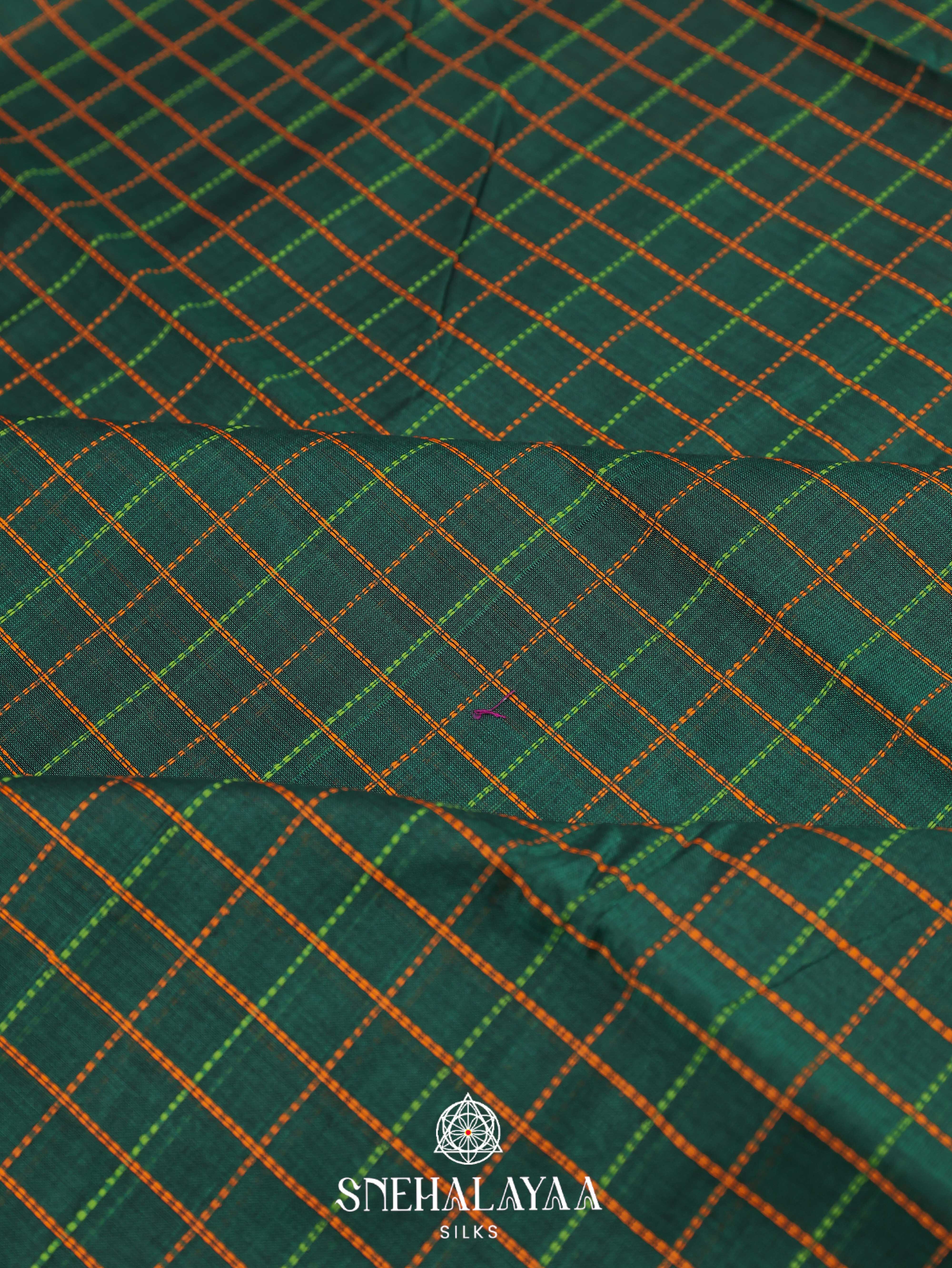 Green Kanchi Cotton Saree