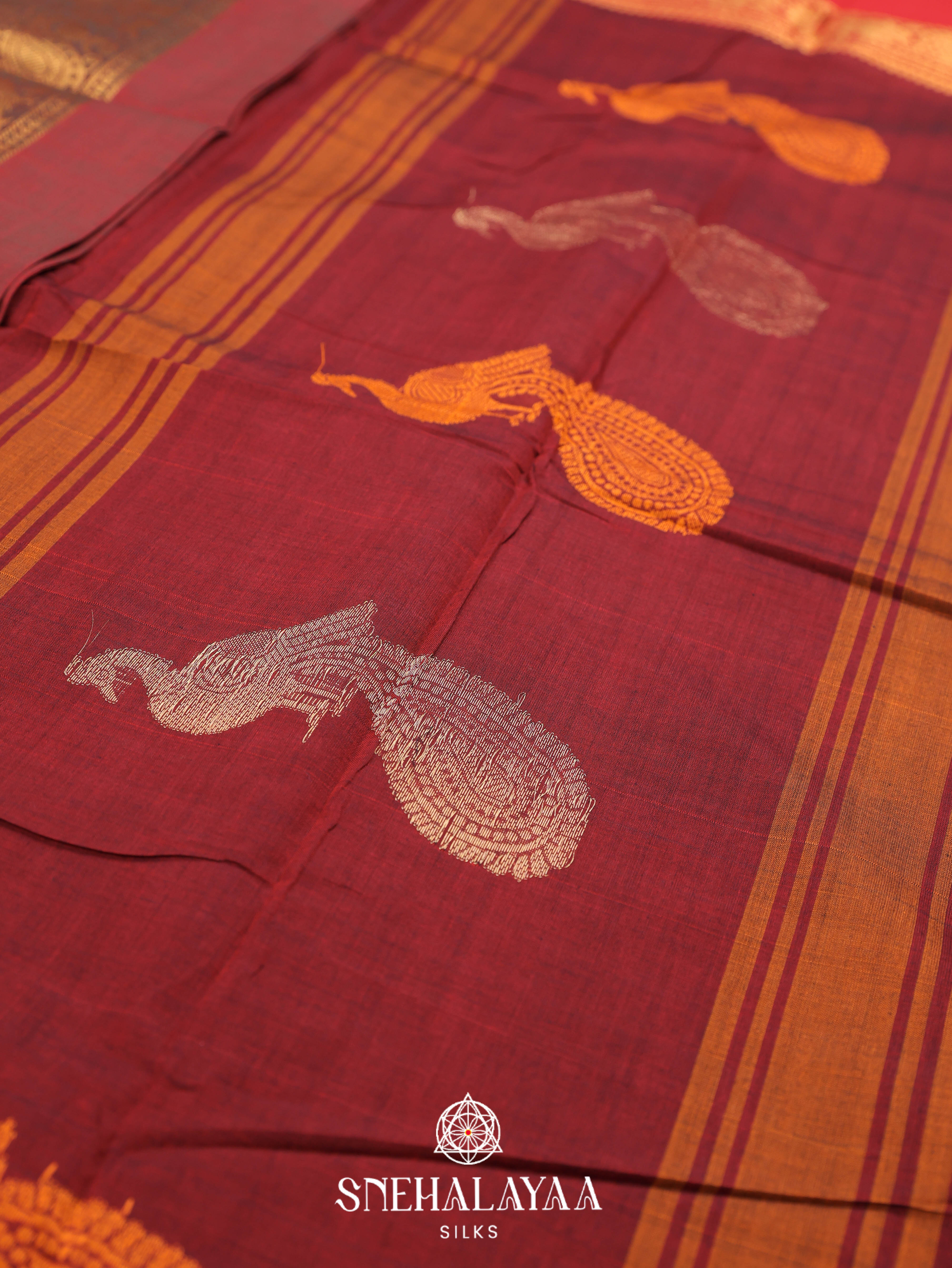 Green Kanchi Cotton Saree