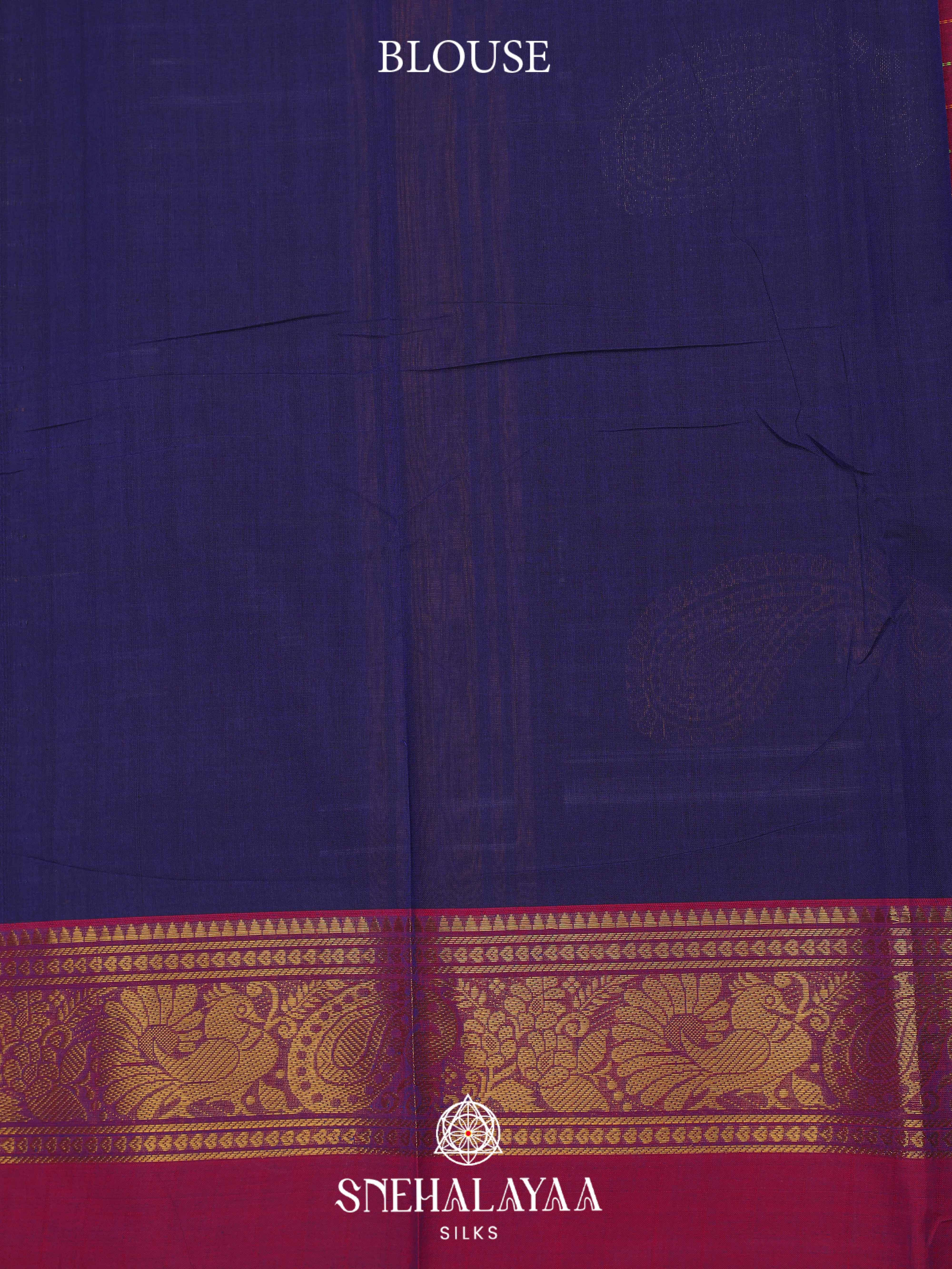 Purple Kanchi Cotton Saree