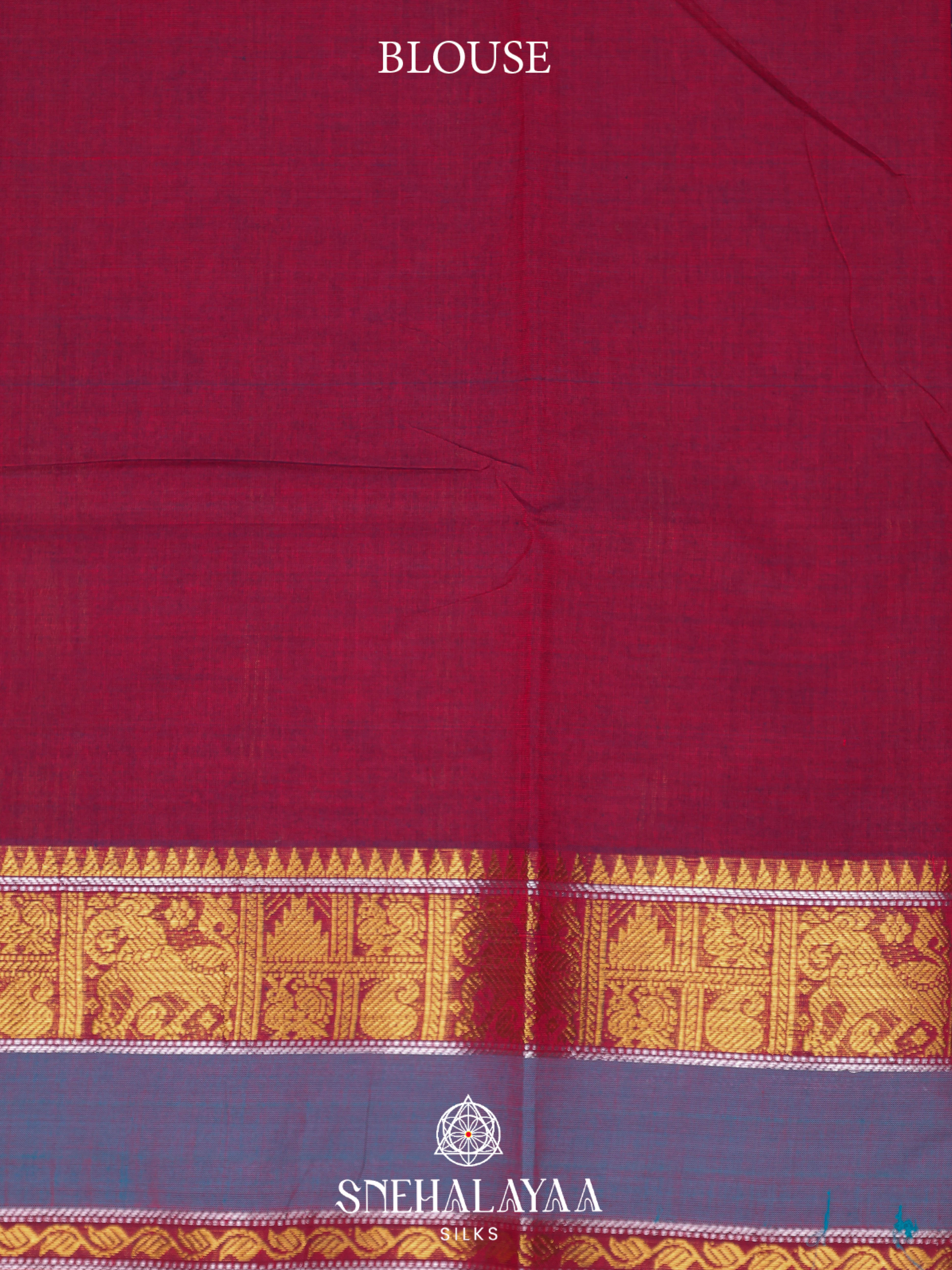 Blue Kanchi Cotton Saree