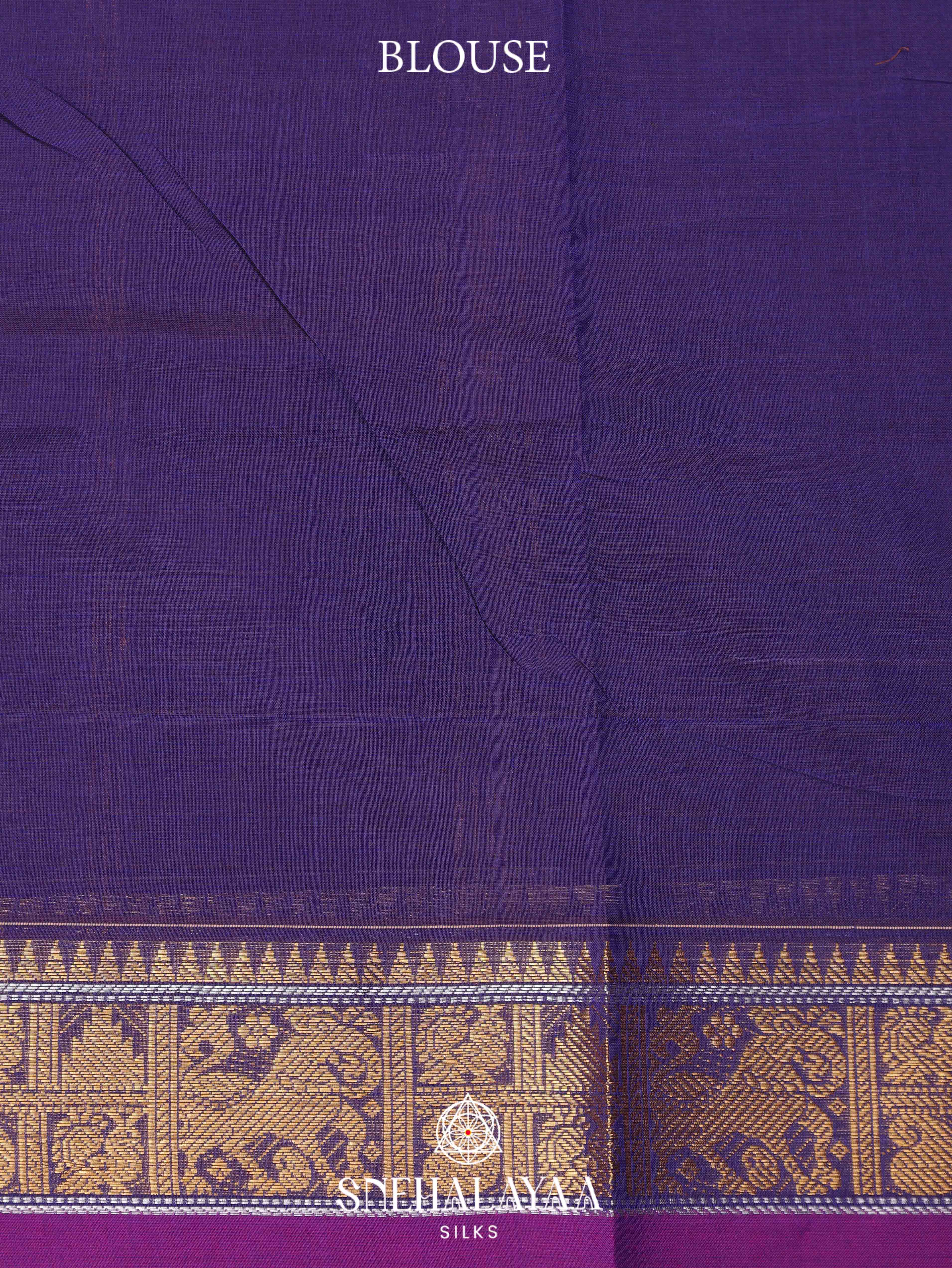 Maroon Kanchi Cotton Saree