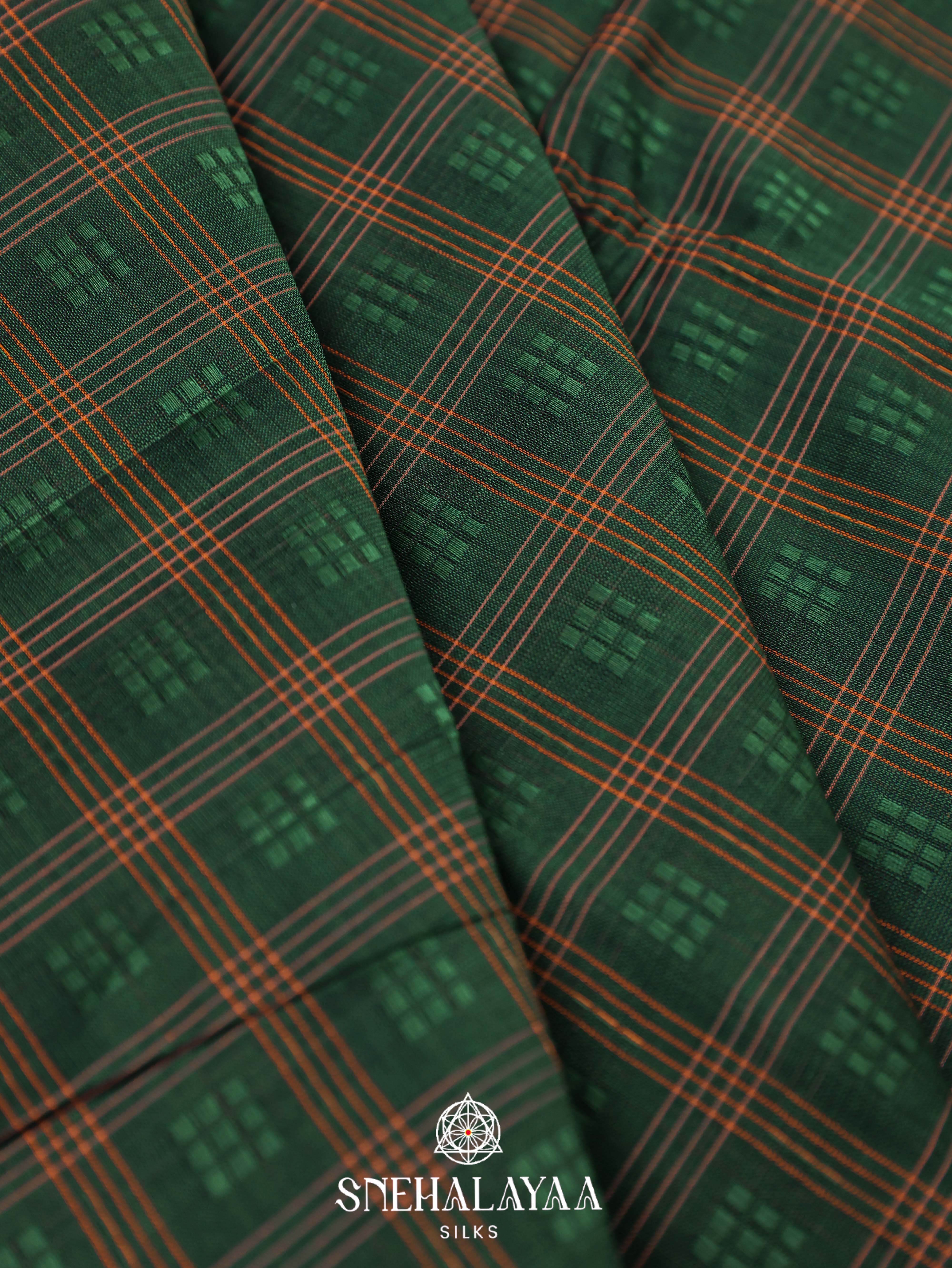 Green Kanchi Cotton Saree