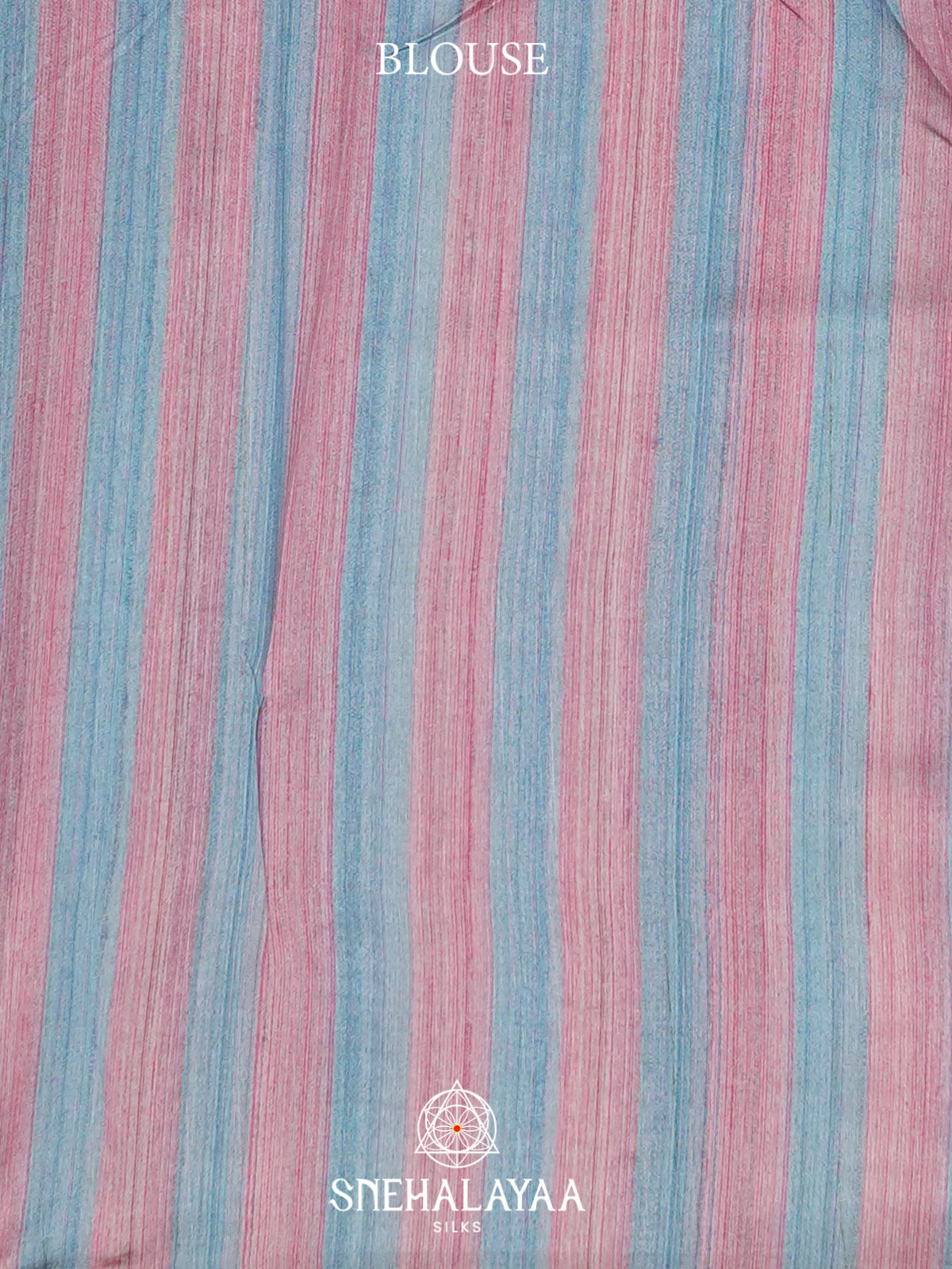 Peacock Blue Tussar saree